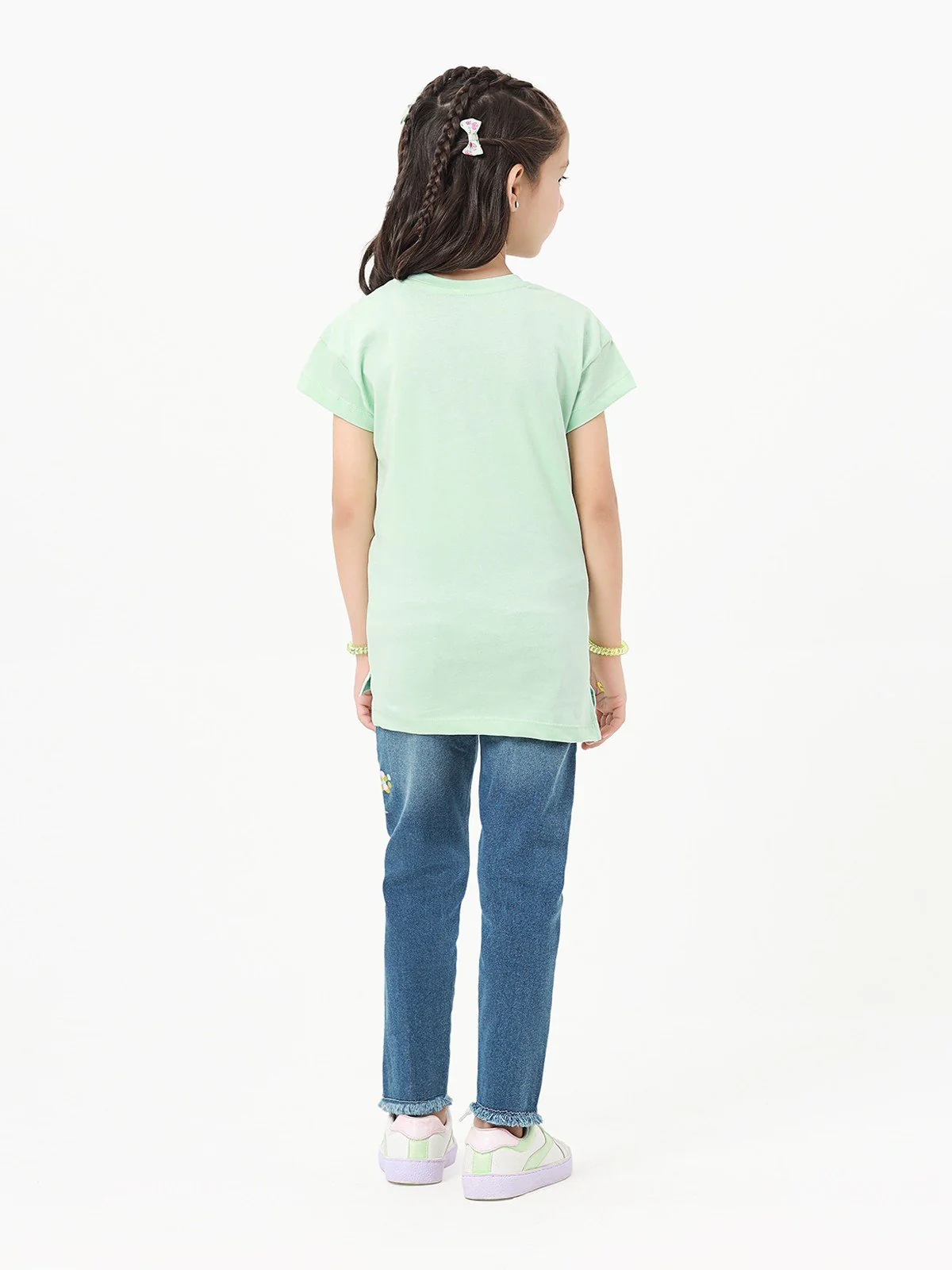 Girl's Mist Green Top - EGTK23-009 - Image 4