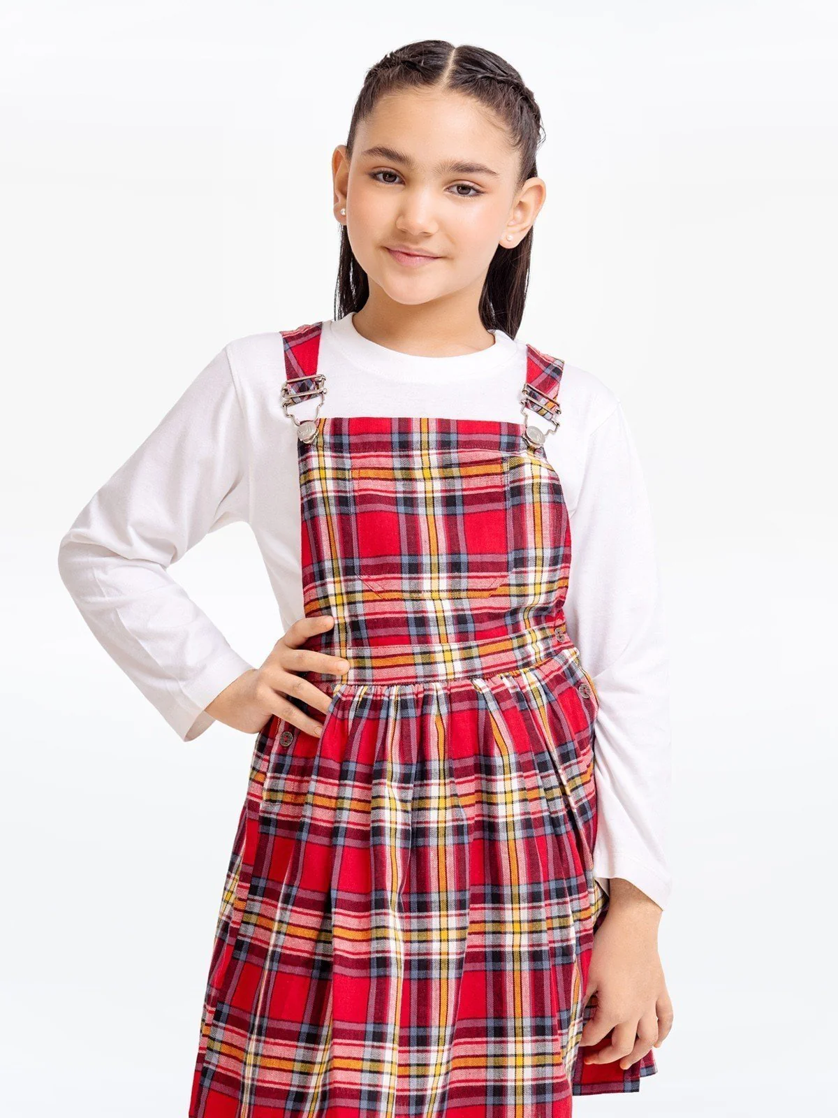 Girl's Multi Dungaree - EGTD22-003 - Image 2