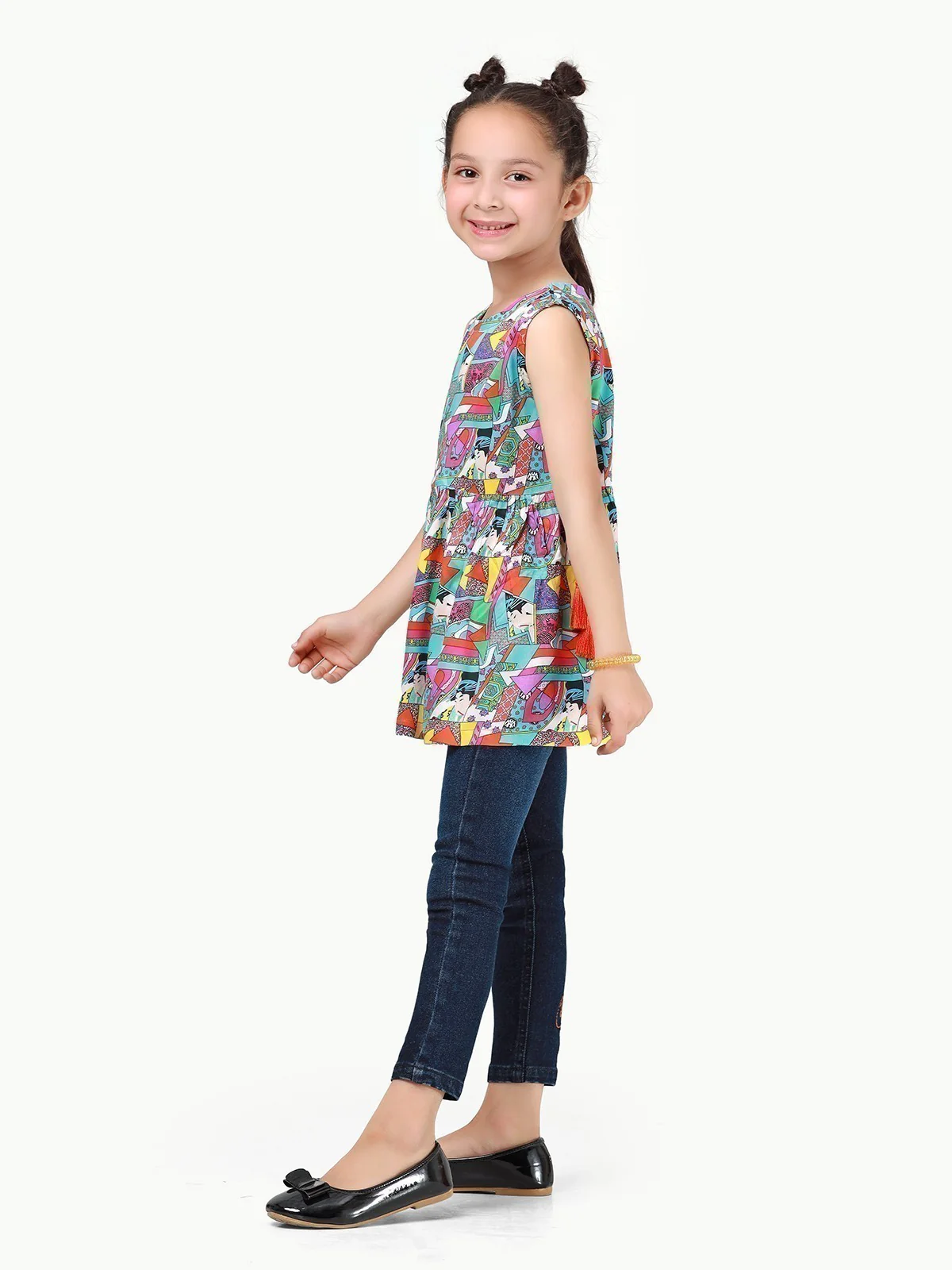 Girl's Multi Frock - EGTF22S-200024 - Image 2