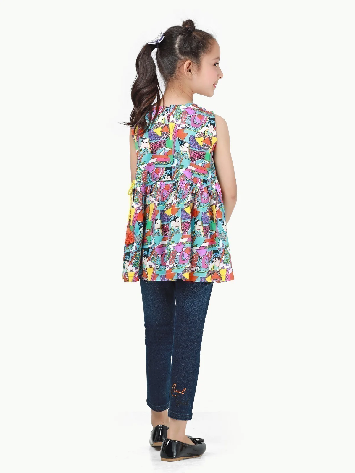Girl's Multi Frock - EGTF22S-200024 - Image 4