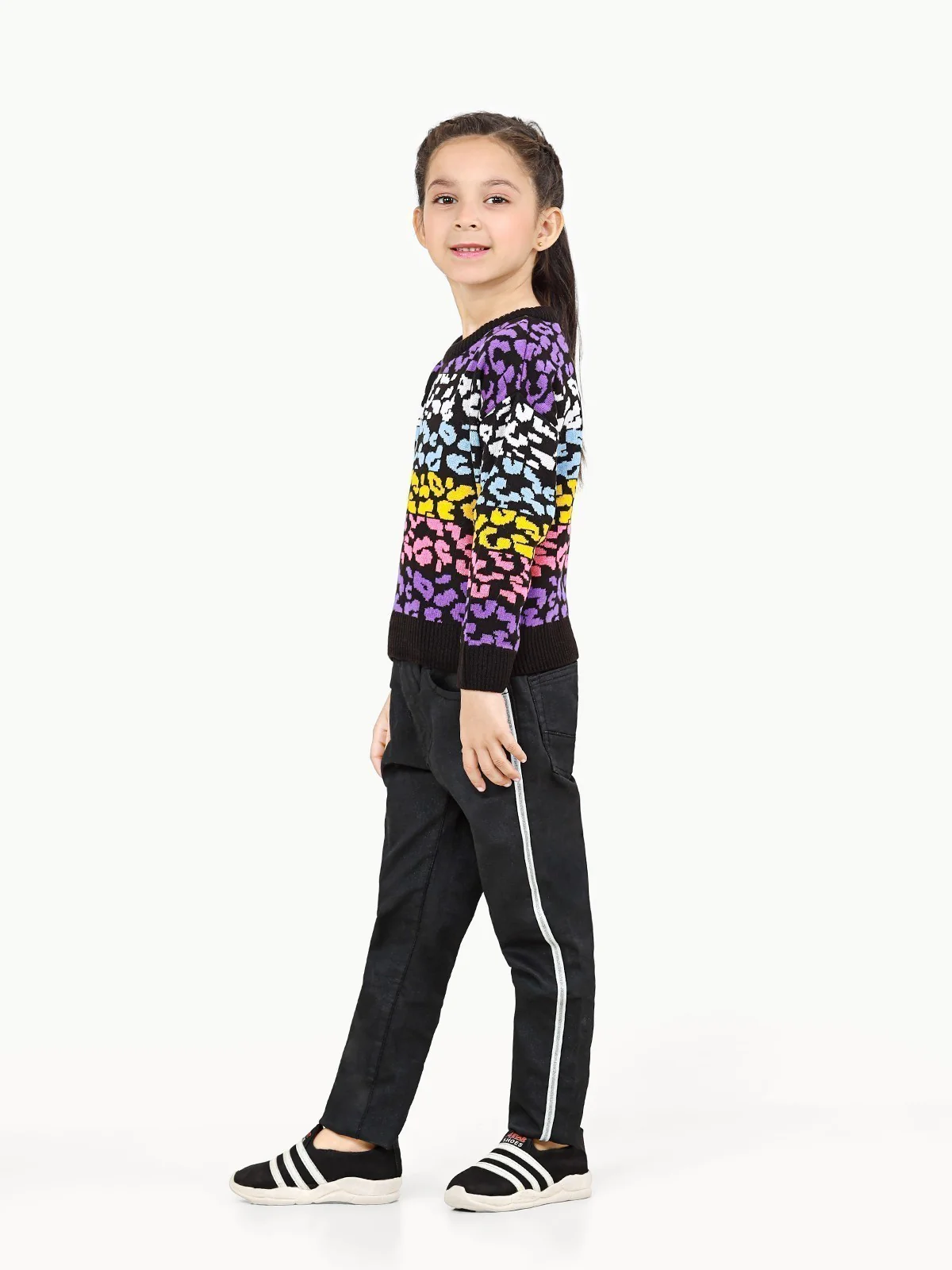 Girl's Multi Sweater - EGTSWT22-005 - Image 3