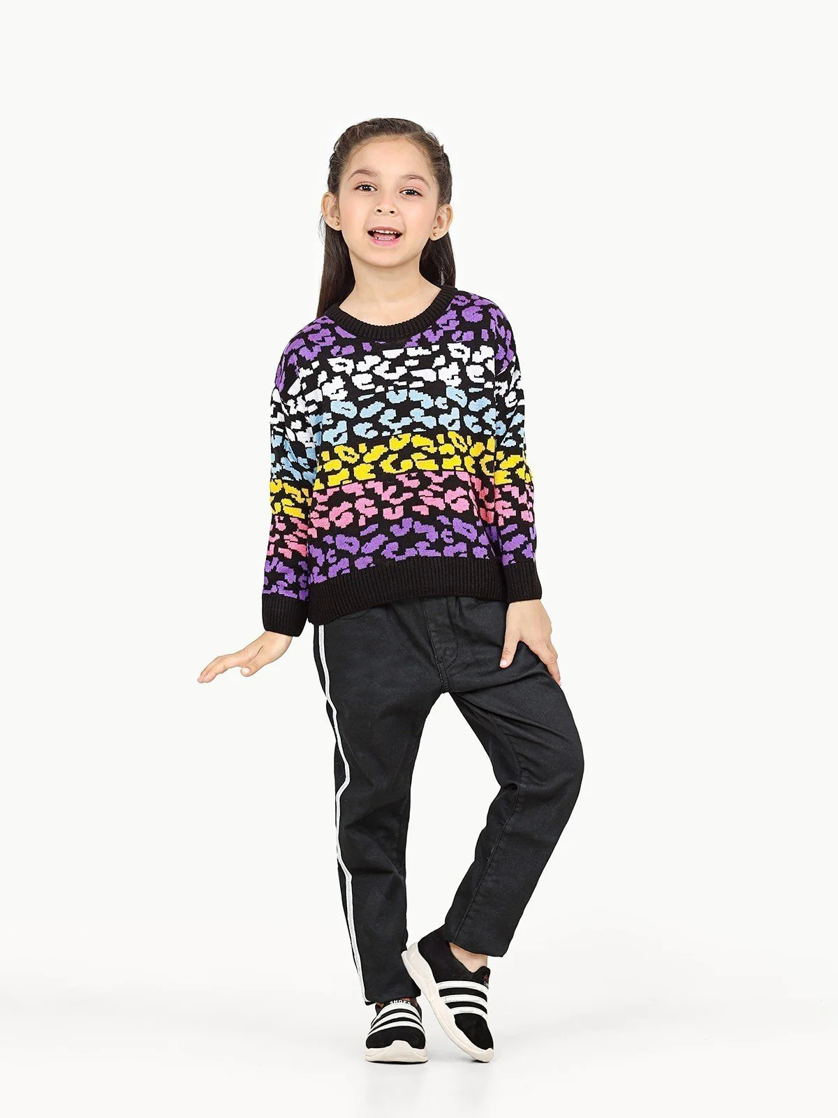 Girl's Multi Sweater - EGTSWT22-005 - Image 5