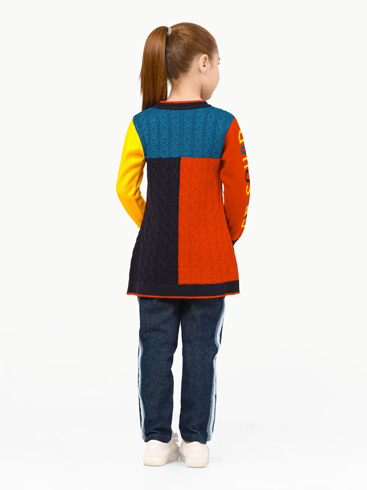 Girl's Multi Sweater Frock - EGTSF22-006 - Image 6