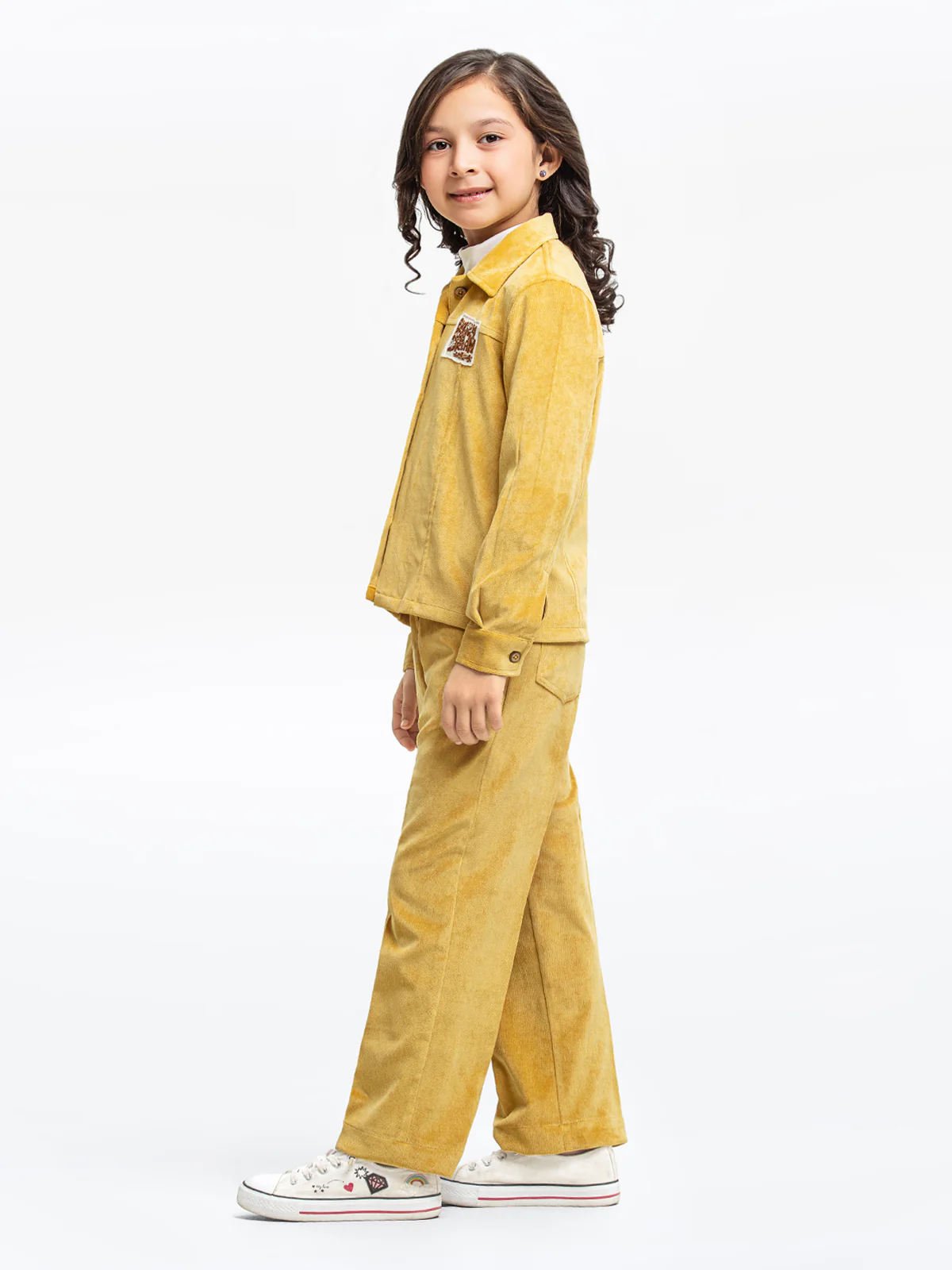 Girl's Mustard Jacket & Trouser - EGTJ2P23-003 - Image 4