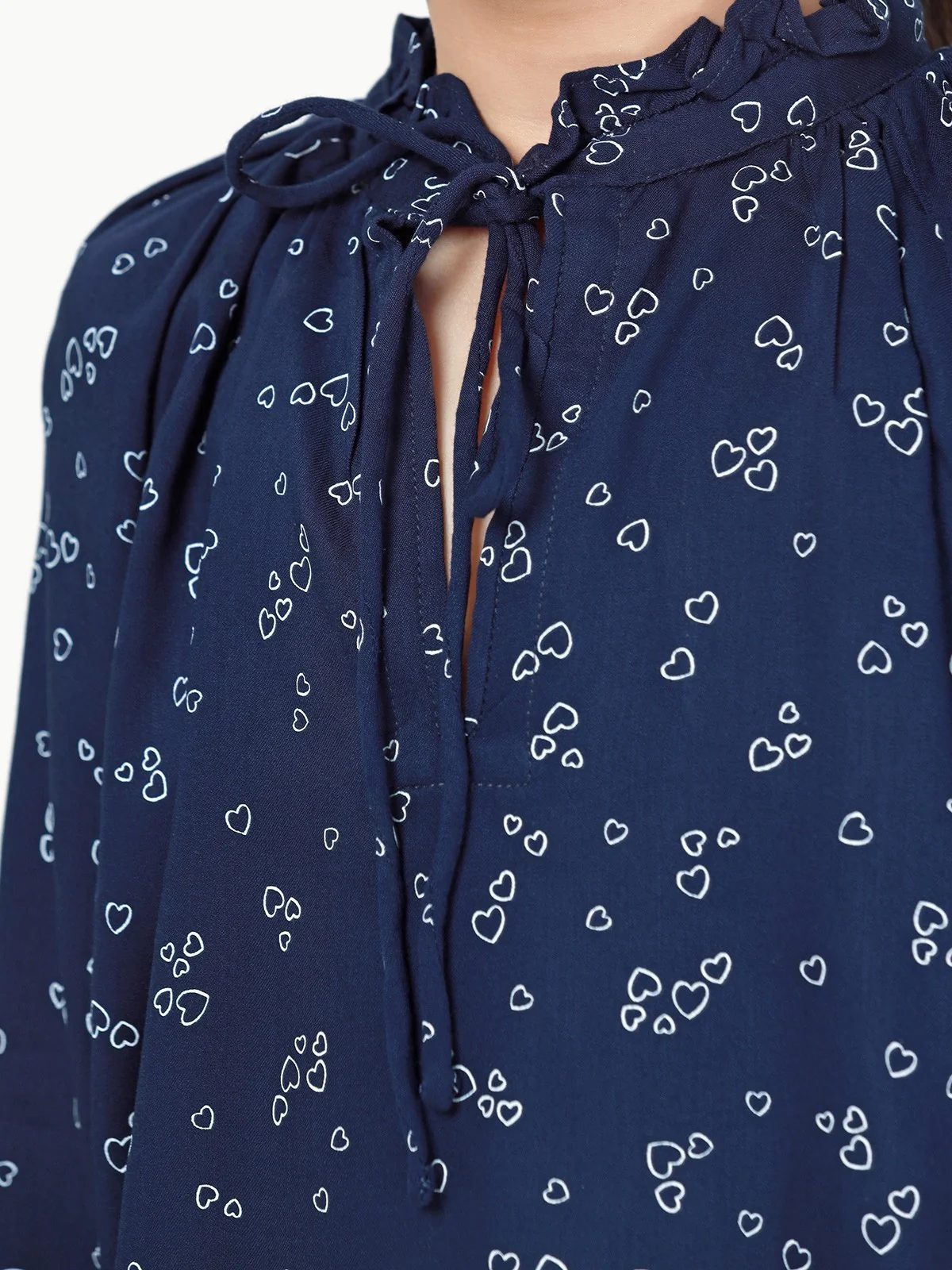 Girl's Navy Blue Fusion Top - EGTFT22-100015 - Image 4