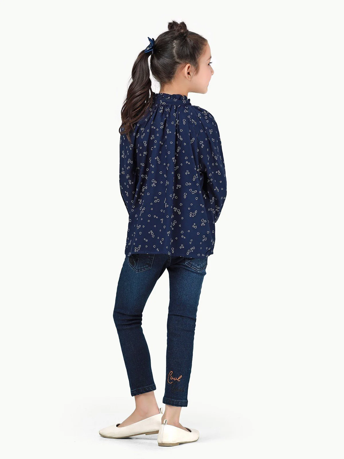 Girl's Navy Blue Fusion Top - EGTFT22-100015 - Image 6