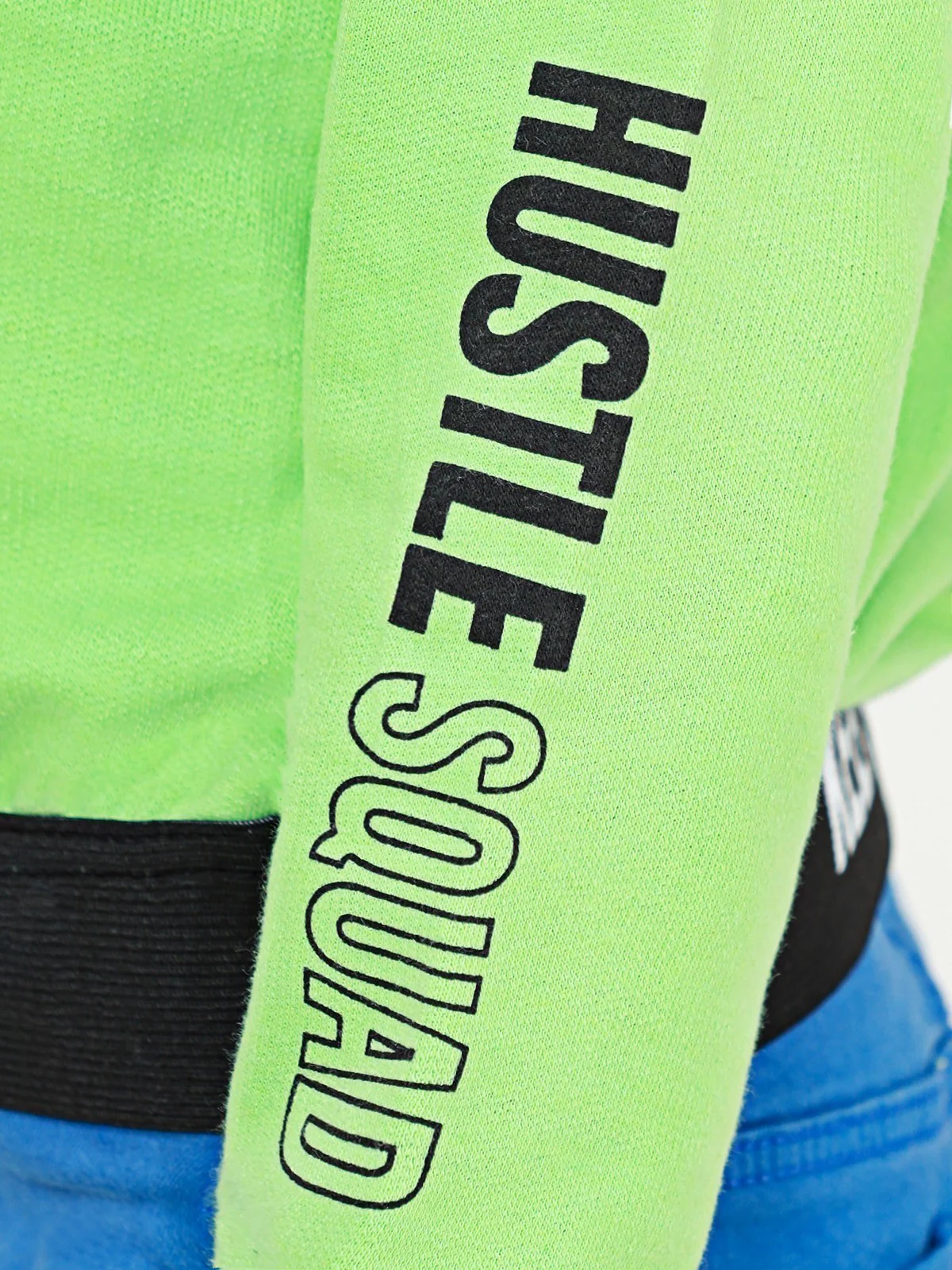 Girl's Neon Green Hoodie - EGTH22-001 - Image 3