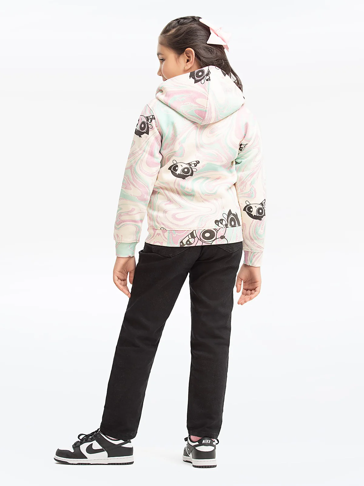 Girl's Off White Hoodie - EGTH23-001 - Image 6