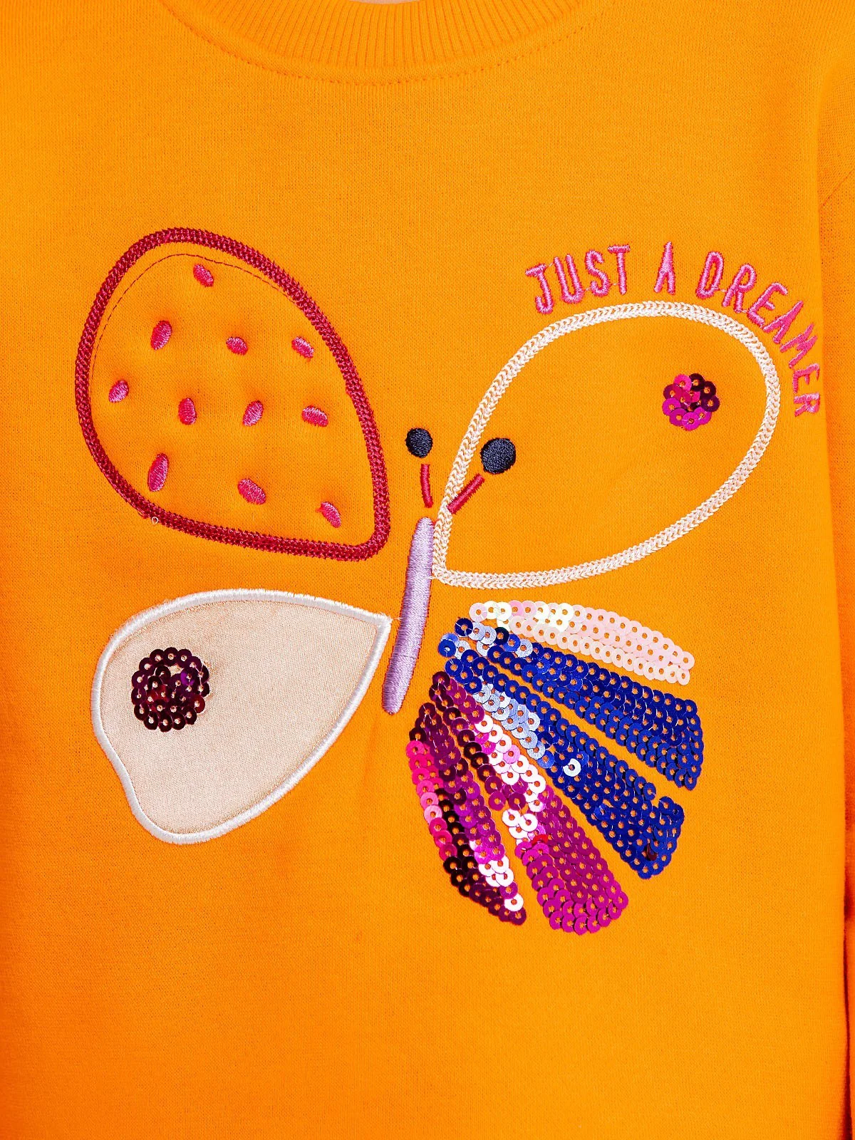 Girl's Orange Sweatshirt - EGTSS22-003 - Image 5