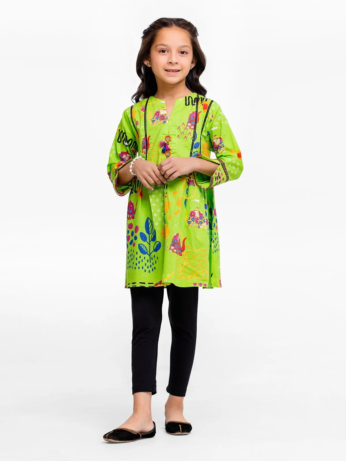 Girl's Parrot Green Pret - EGTKP23-70513S