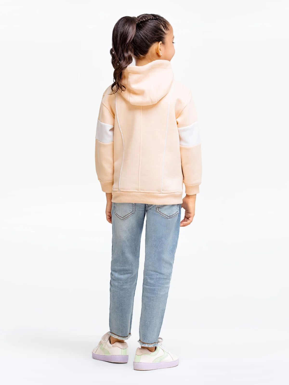 Girl's Peach Hoodie - EGTH23-002 - Image 6