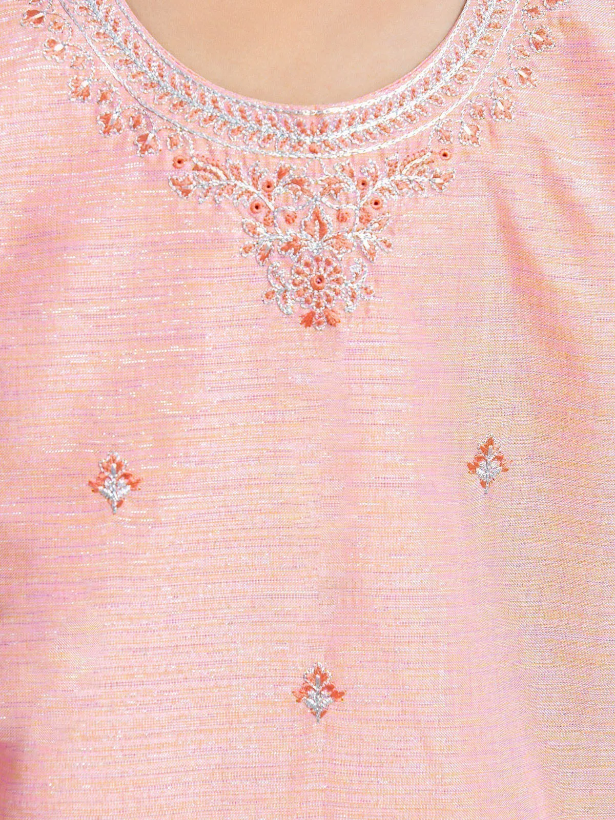 Girl's Peach Formal Pret - EGTP23-22212 - Image 4