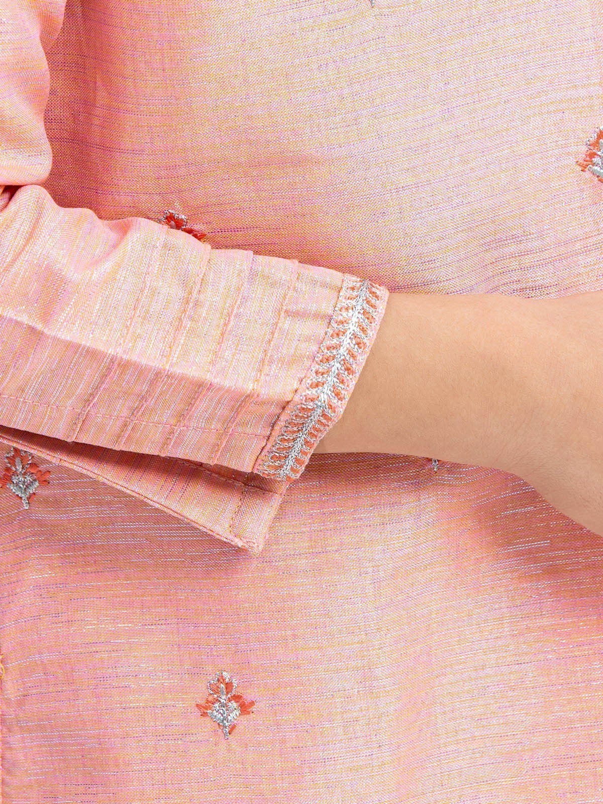 Girl's Peach Formal Pret - EGTP23-22212 - Image 5