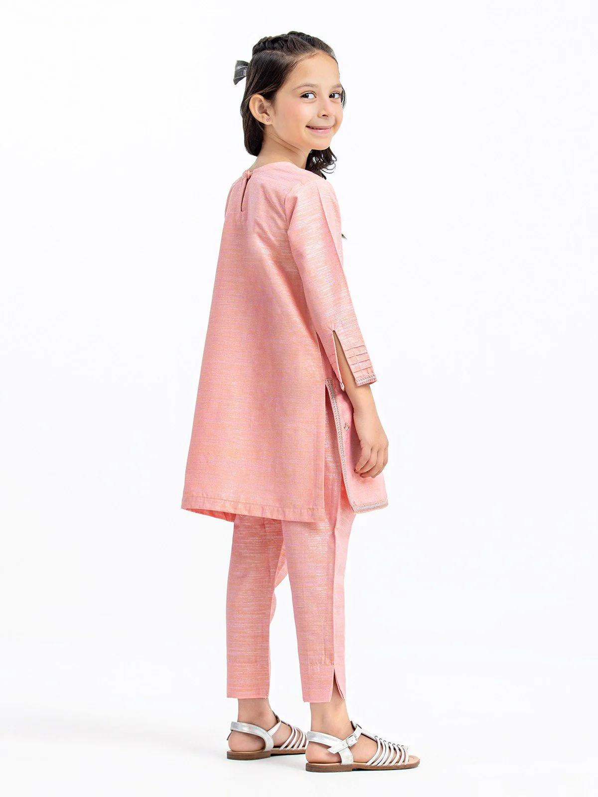 Girl's Peach Formal Pret - EGTP23-22212 - Image 6