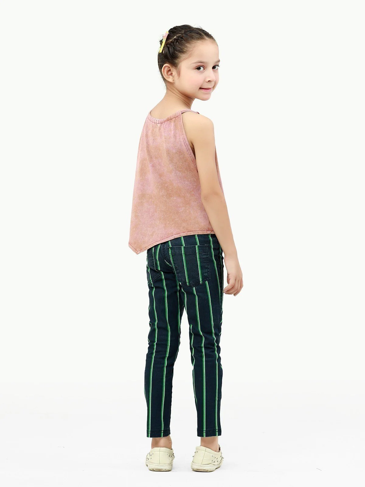 Girl's Peach Top - EGTK22-022 - Image 3