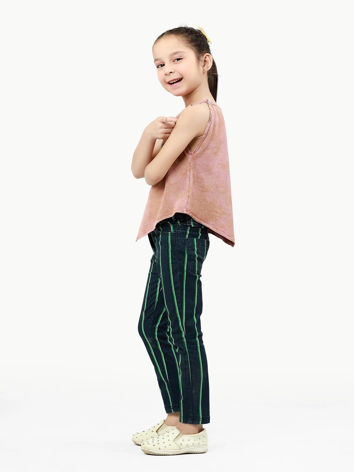 Girl's Peach Top - EGTK22-022 - Image 4