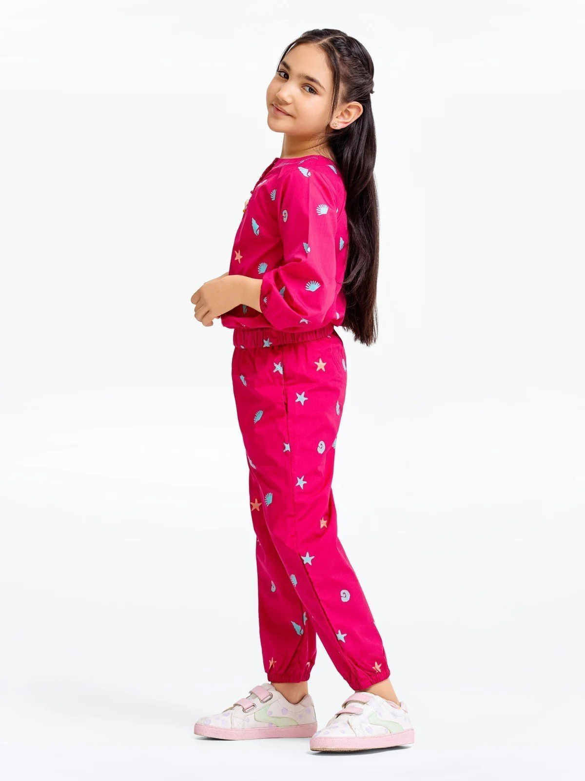 Girl's Pink Co-Ord Sets - EGTCS23-002 - Image 3