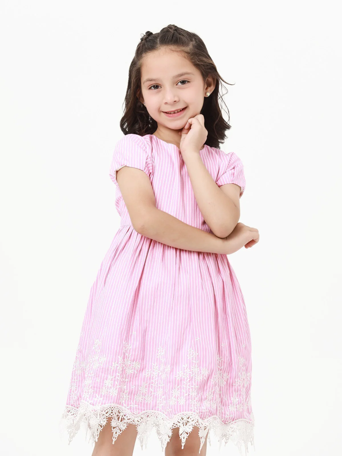 Girl's Pink Frock - EGTF23S-200011 - Image 2