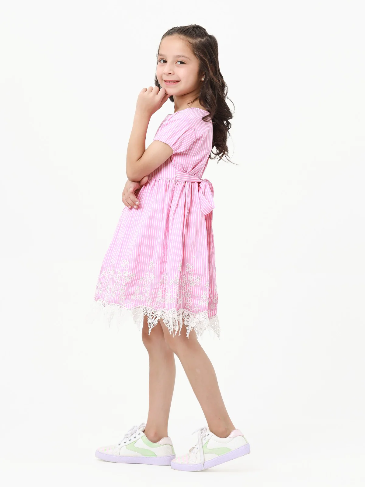 Girl's Pink Frock - EGTF23S-200011 - Image 3