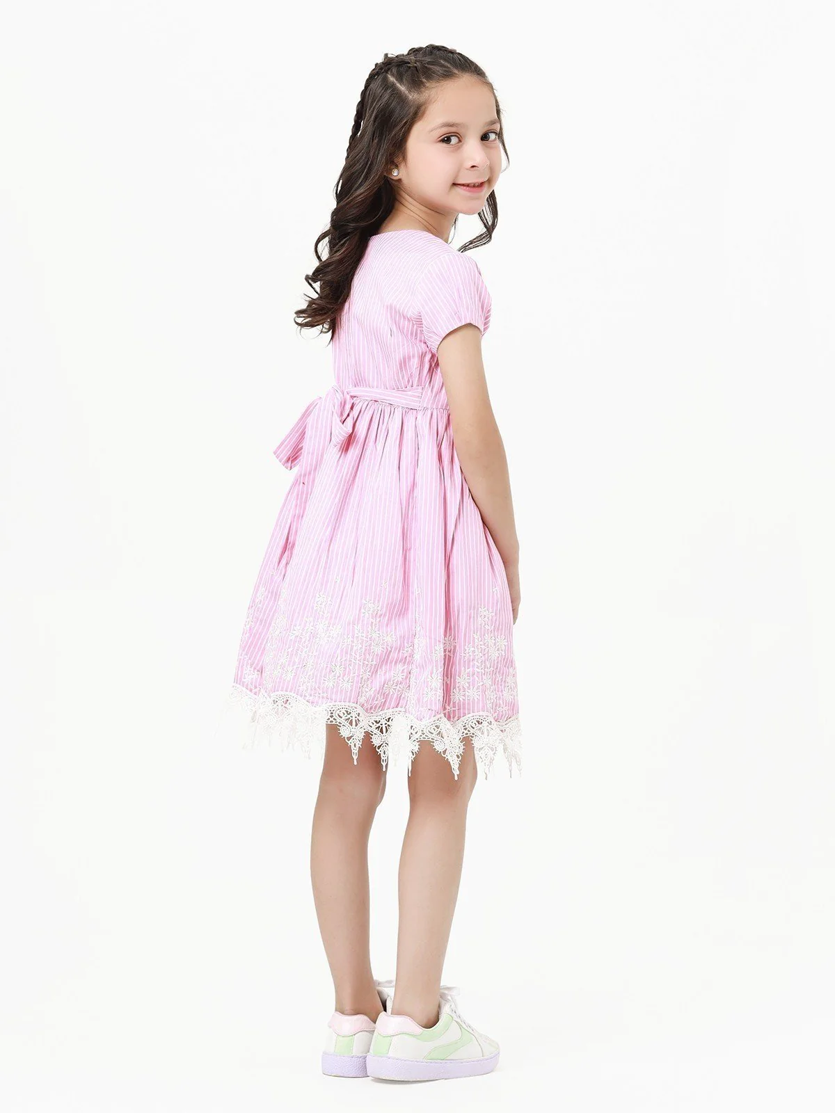 Girl's Pink Frock - EGTF23S-200011 - Image 4