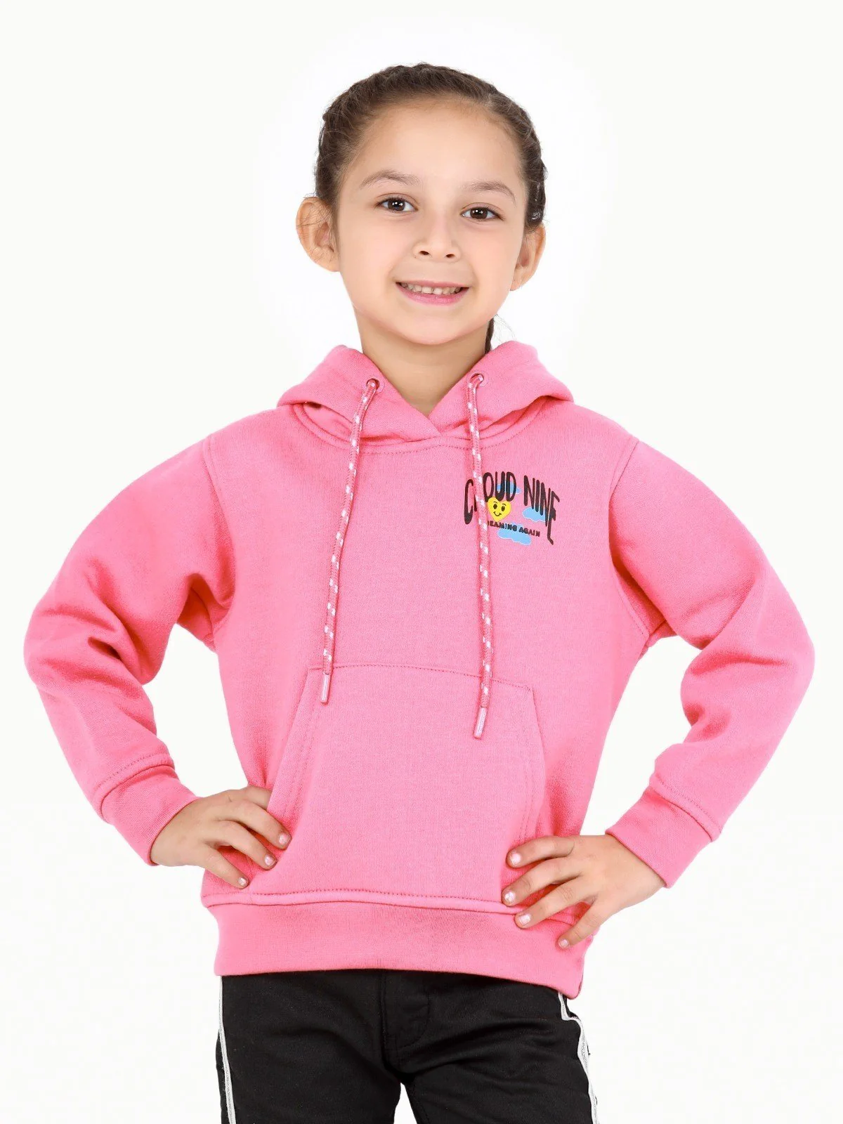 Girl's Pink Hoodie - EGTH22-002