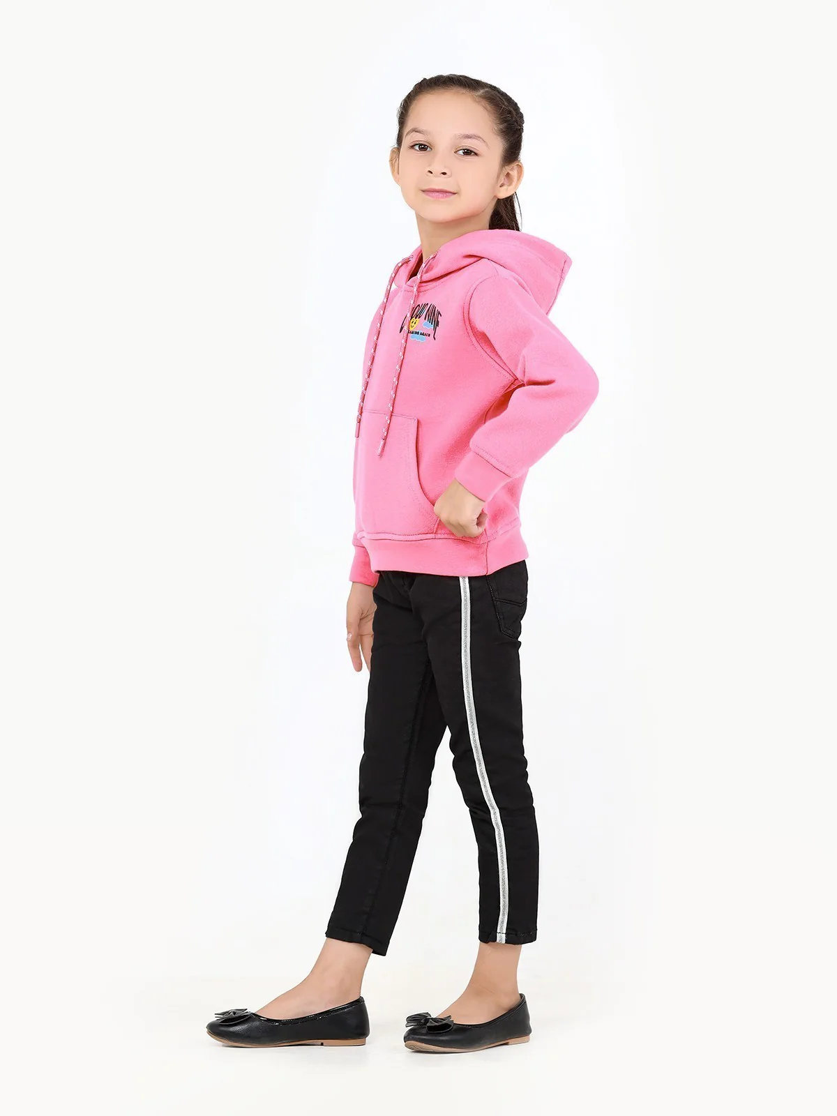Girl's Pink Hoodie - EGTH22-002 - Image 3