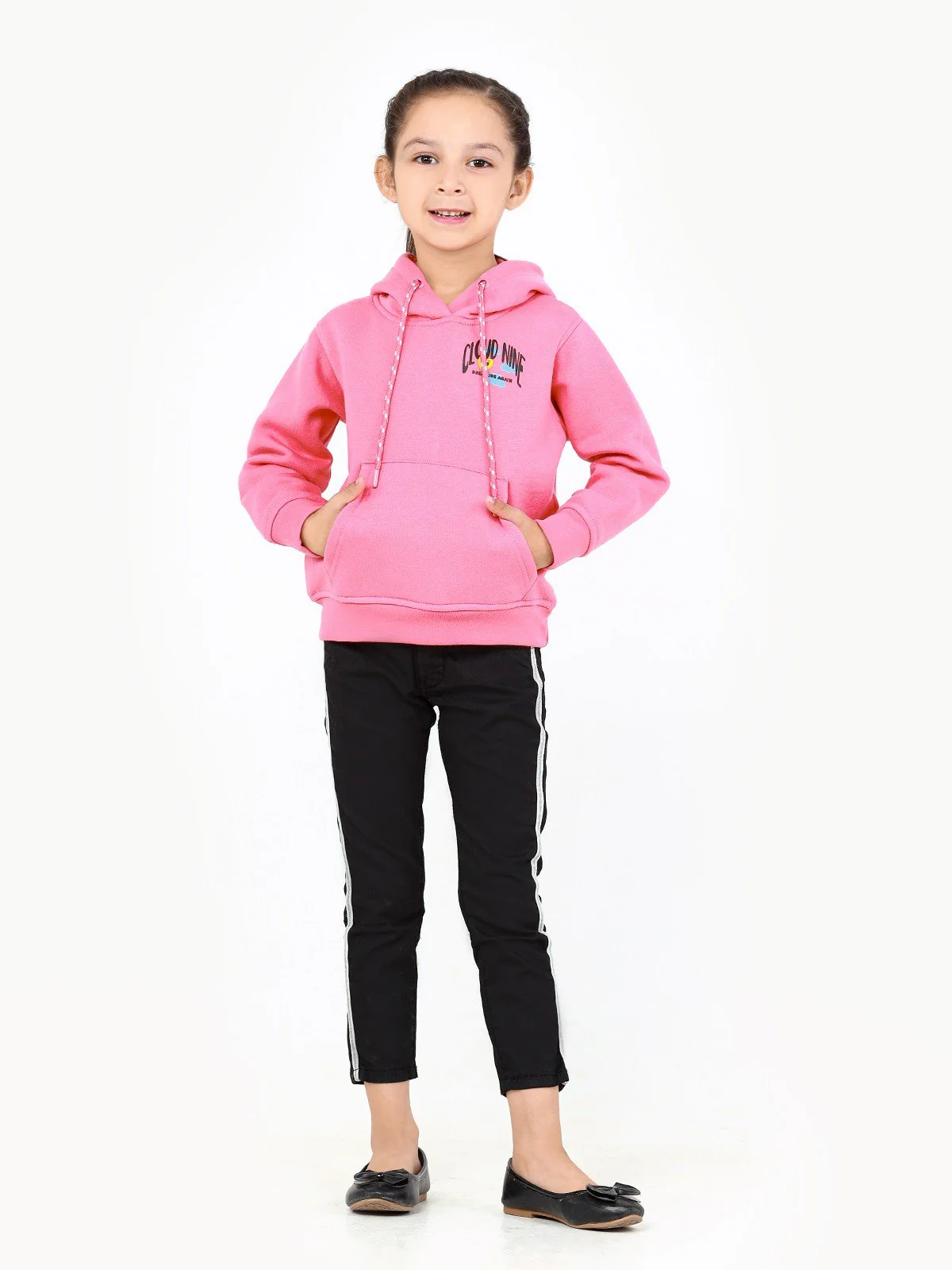 Girl's Pink Hoodie - EGTH22-002 - Image 4