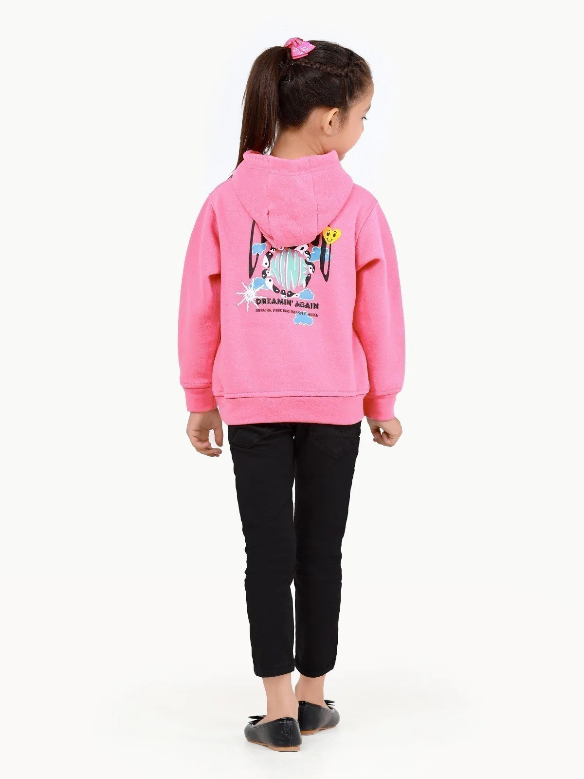 Girl's Pink Hoodie - EGTH22-002 - Image 5
