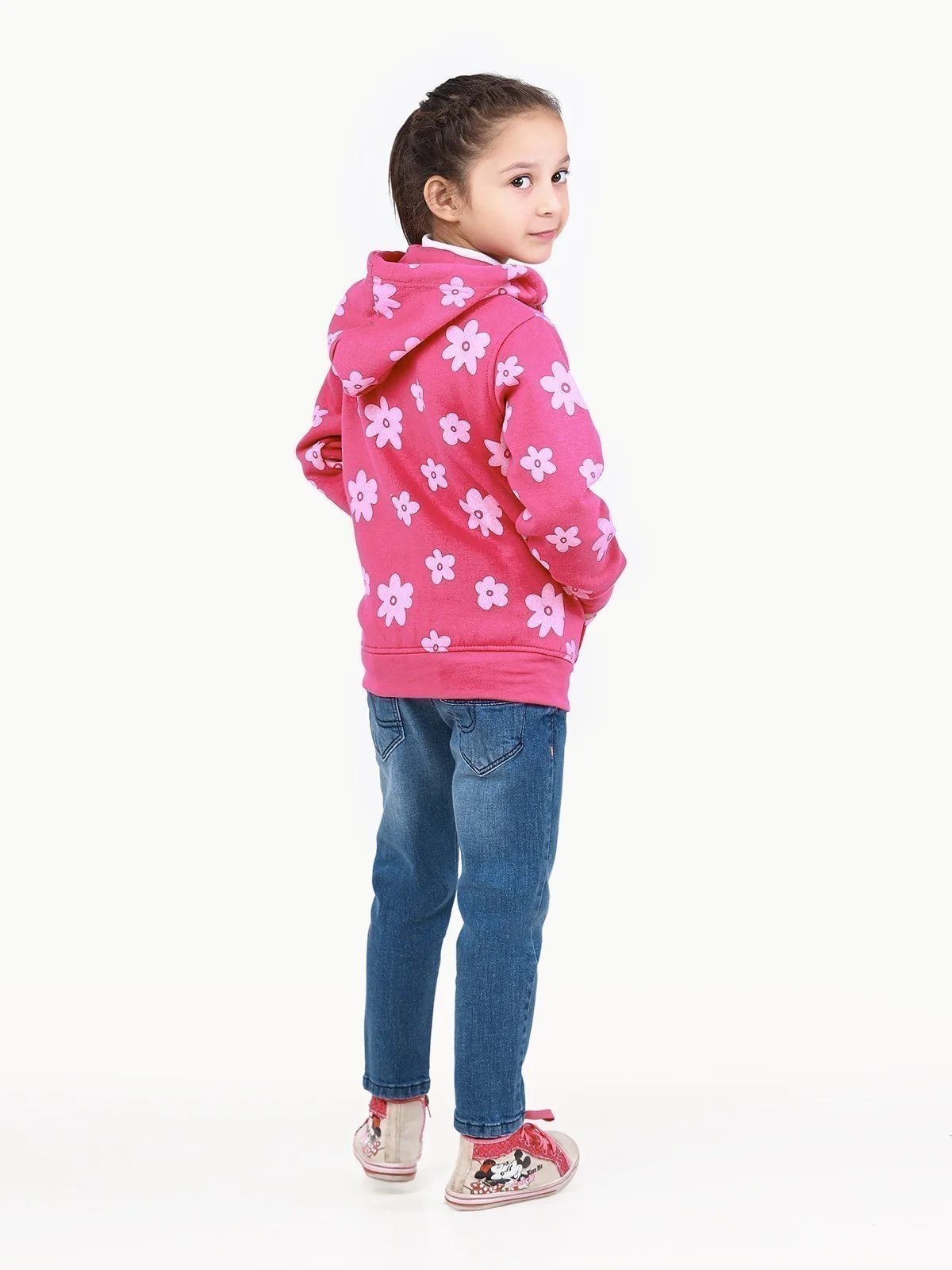 Girl's Pink Hoodie - EGTH22-004 - Image 6