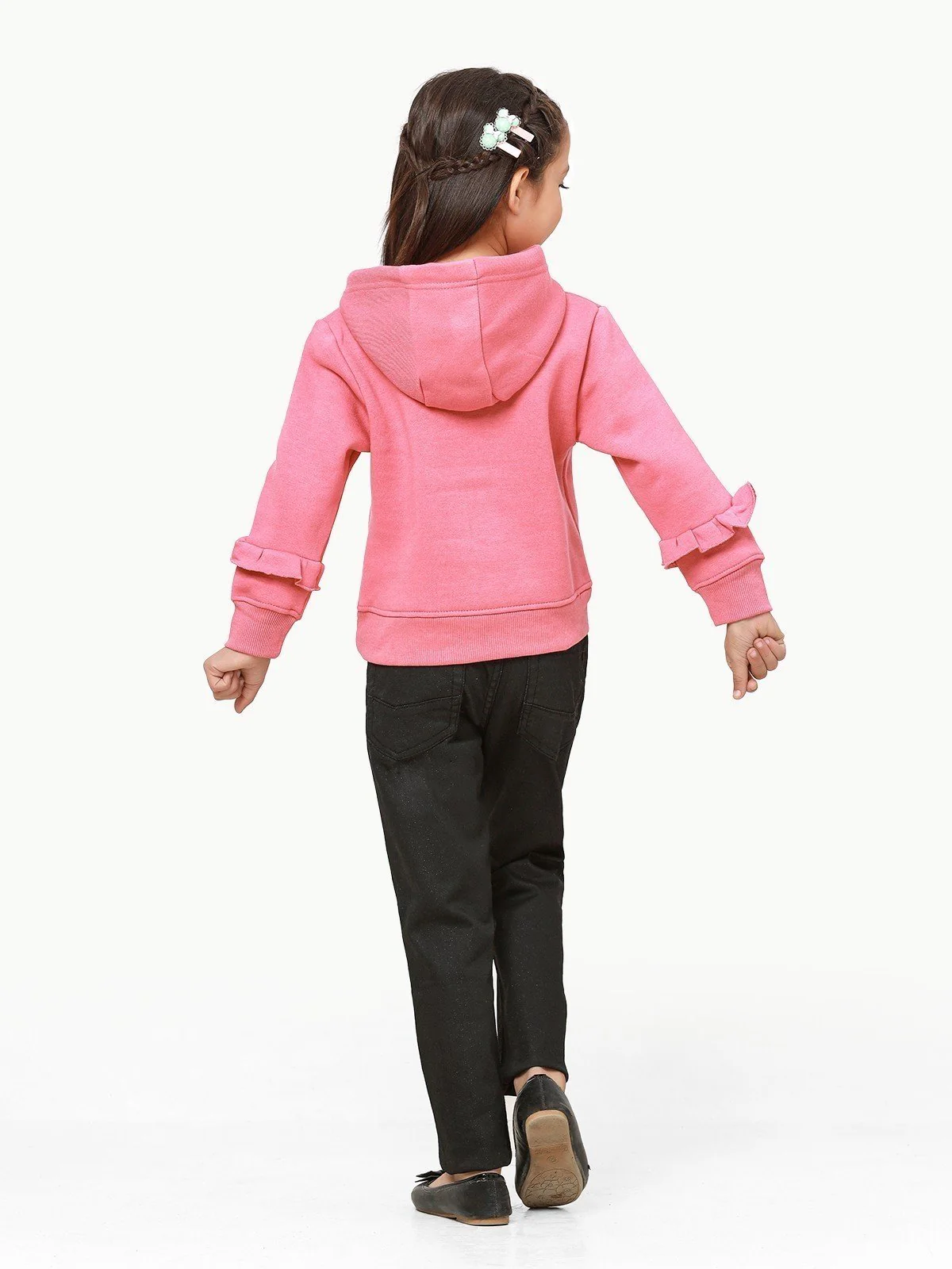 Girl's Pink Hoodie - EGTH22-014 - Image 7