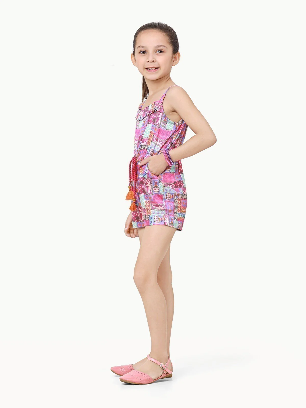 Girl's Pink Jumpsuit - EGTJSW22-017 - Image 3