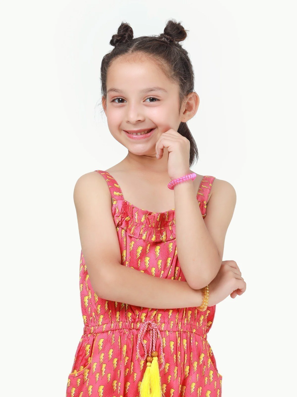 Girl's Pink Jumpsuit - EGTJSW22-019 - Image 2
