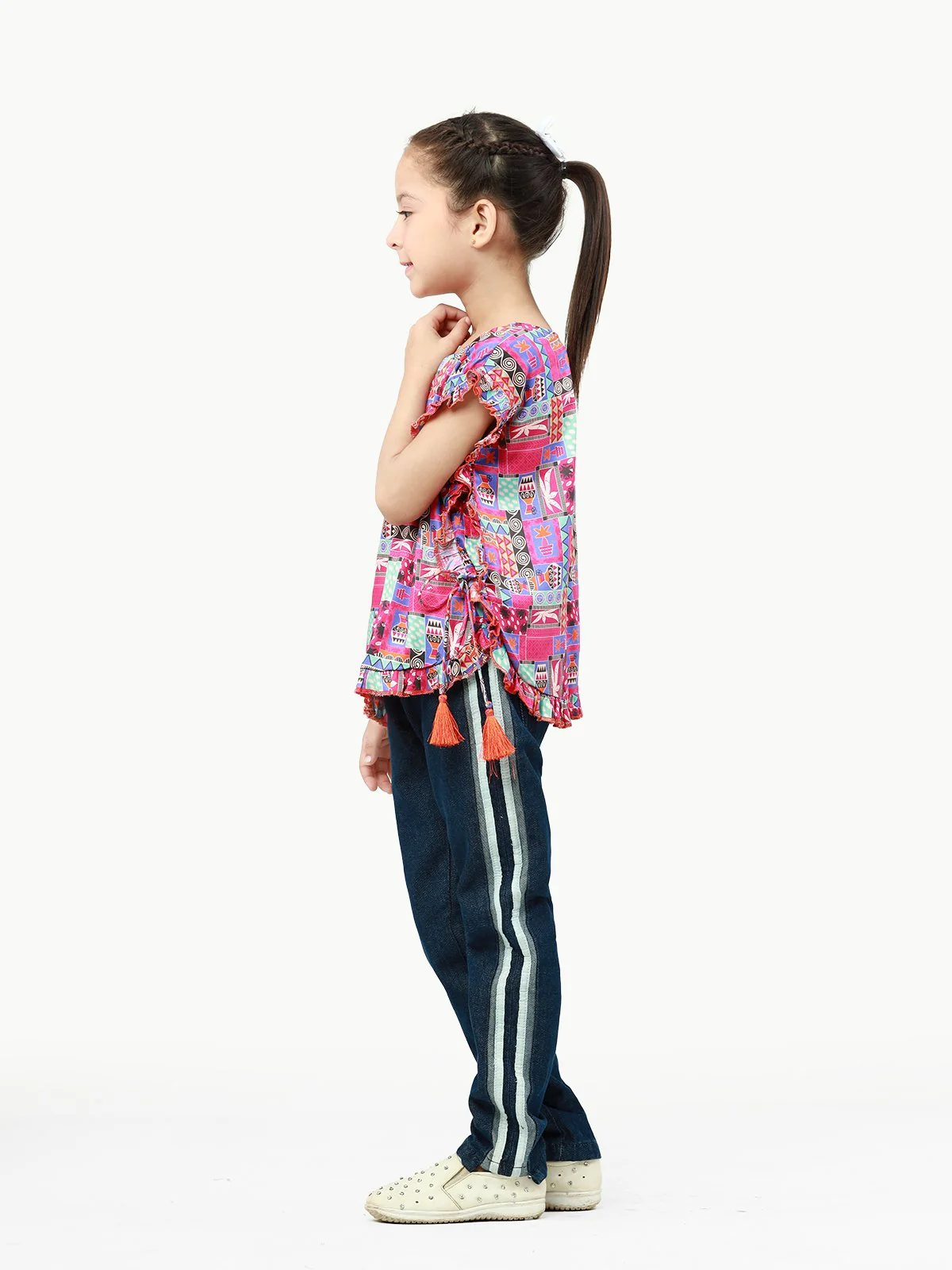 Girl's Pink Multi Top - EGTW22-015 - Image 5