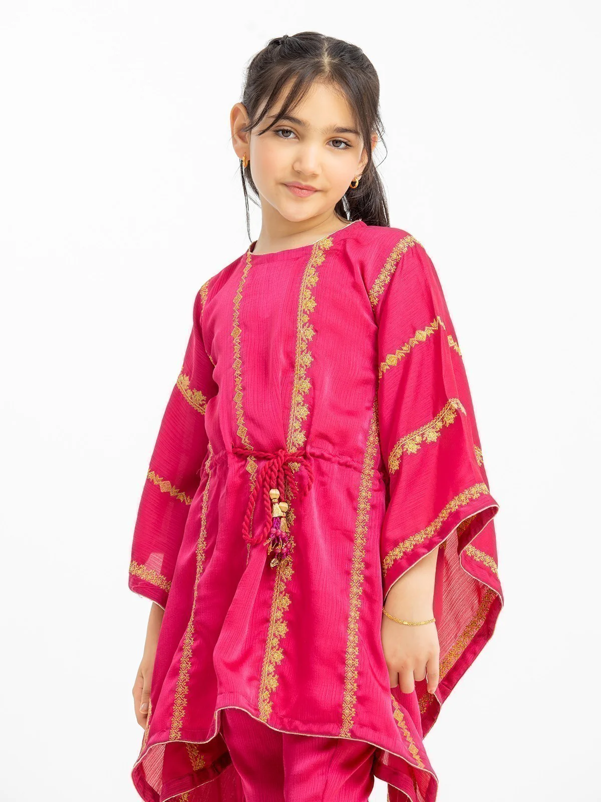 Girl's Pink Pishwas - EGTP23-22210ST - Image 5
