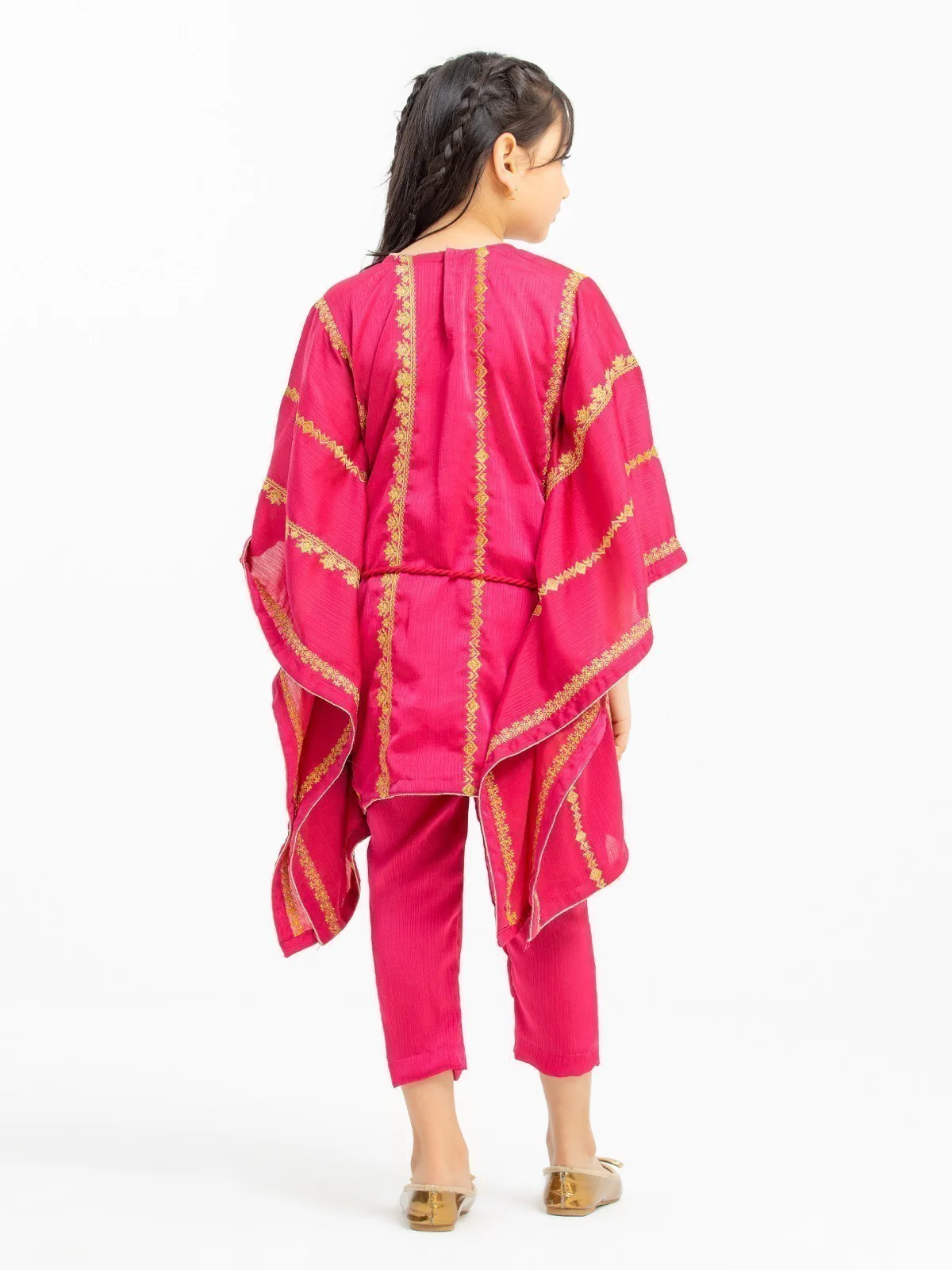 Girl's Pink Pishwas - EGTP23-22210ST - Image 6