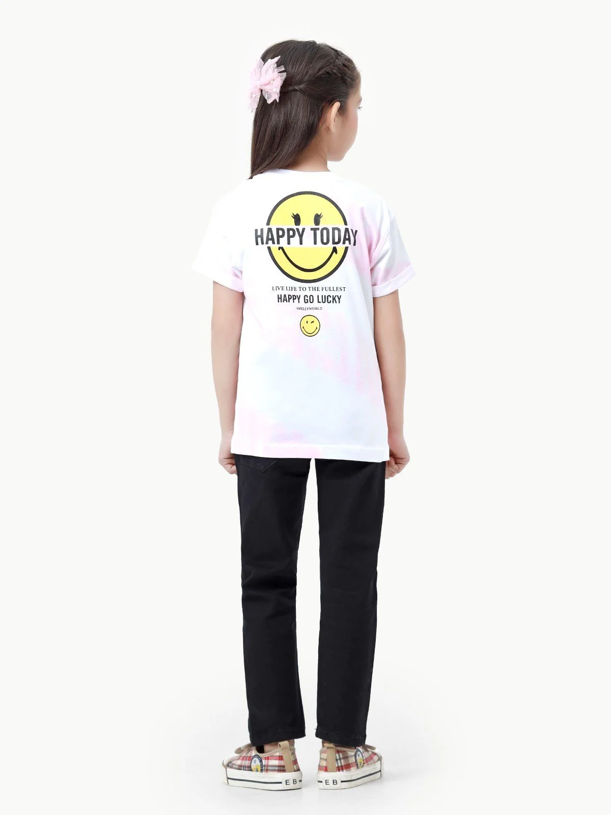 Girl's Pink & White Top - EGTK23-001 - Image 4