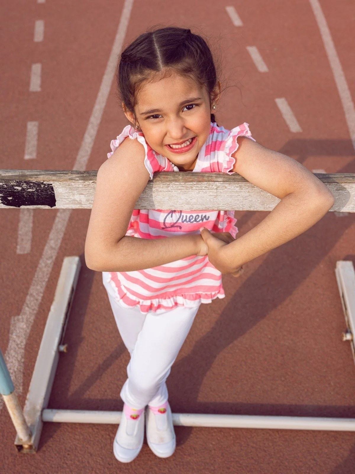 Girl's Pink & White Top - EGTK23-029 - Image 4
