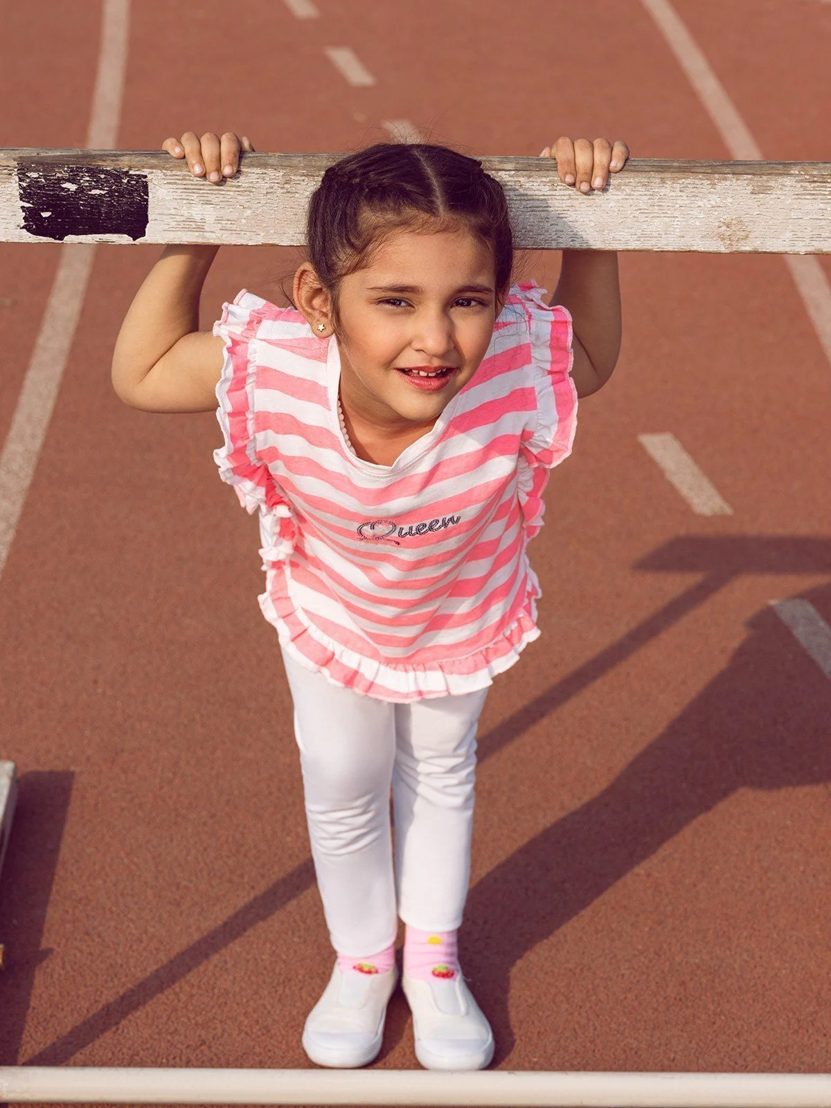 Girl's Pink & White Top - EGTK23-029 - Image 5