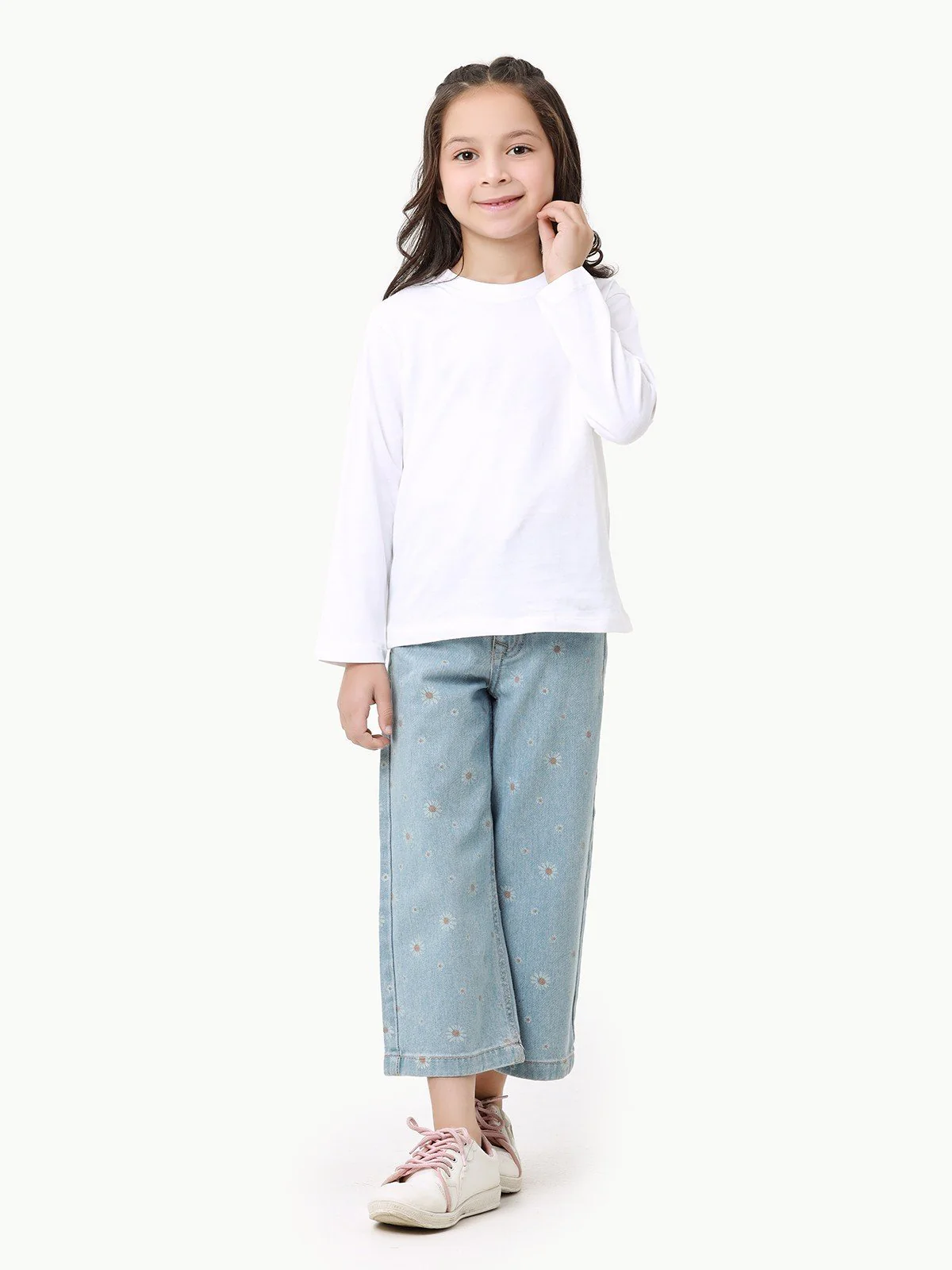 Girl's Powder Blue Pant - EGBPD23-003 - Image 2