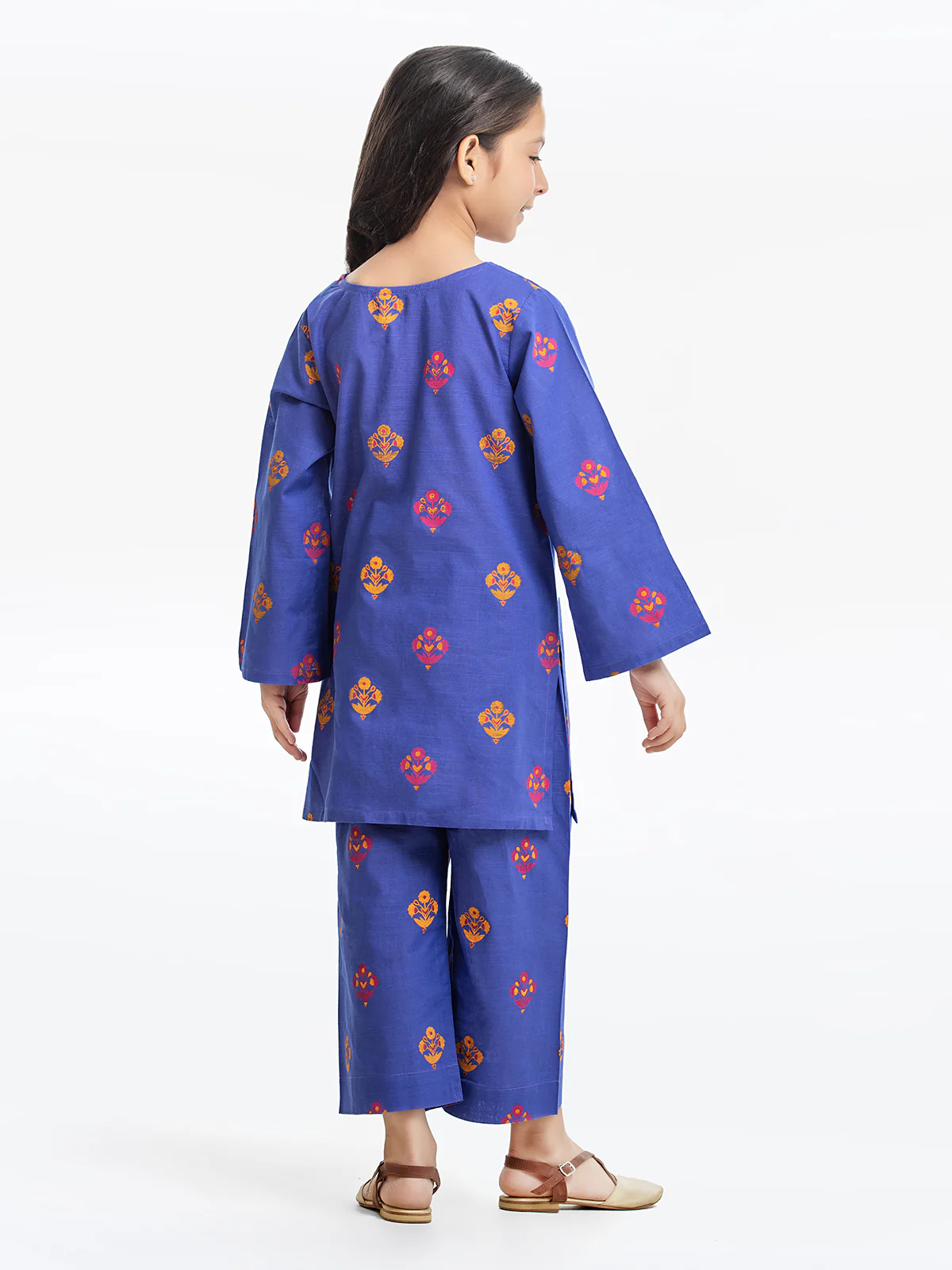 Girl's Khaddar Co-ord Set - EGTCS23-012 - Image 6