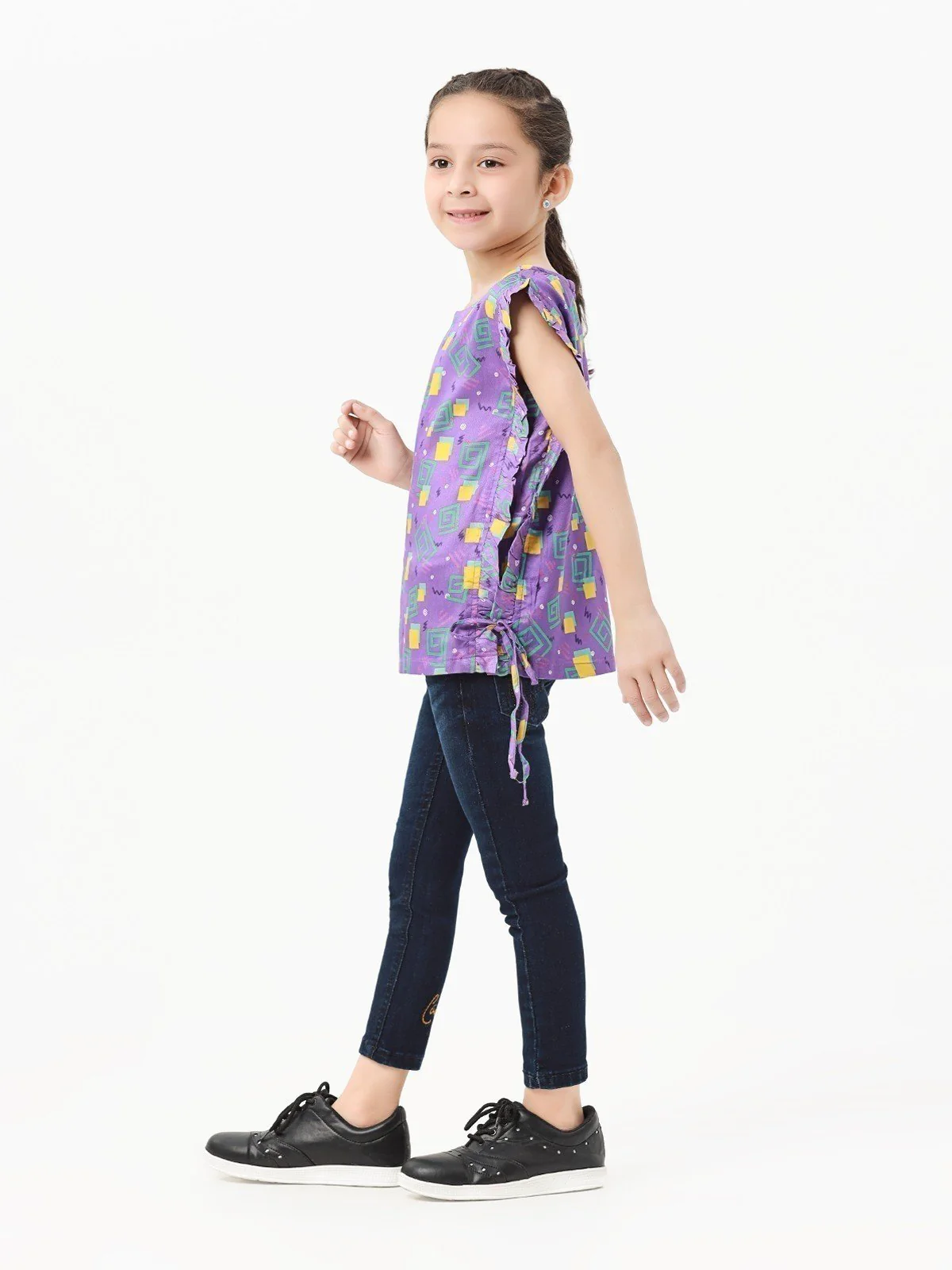 Girl's Purple Fusion Top - EGTFT22-100013 - Image 3