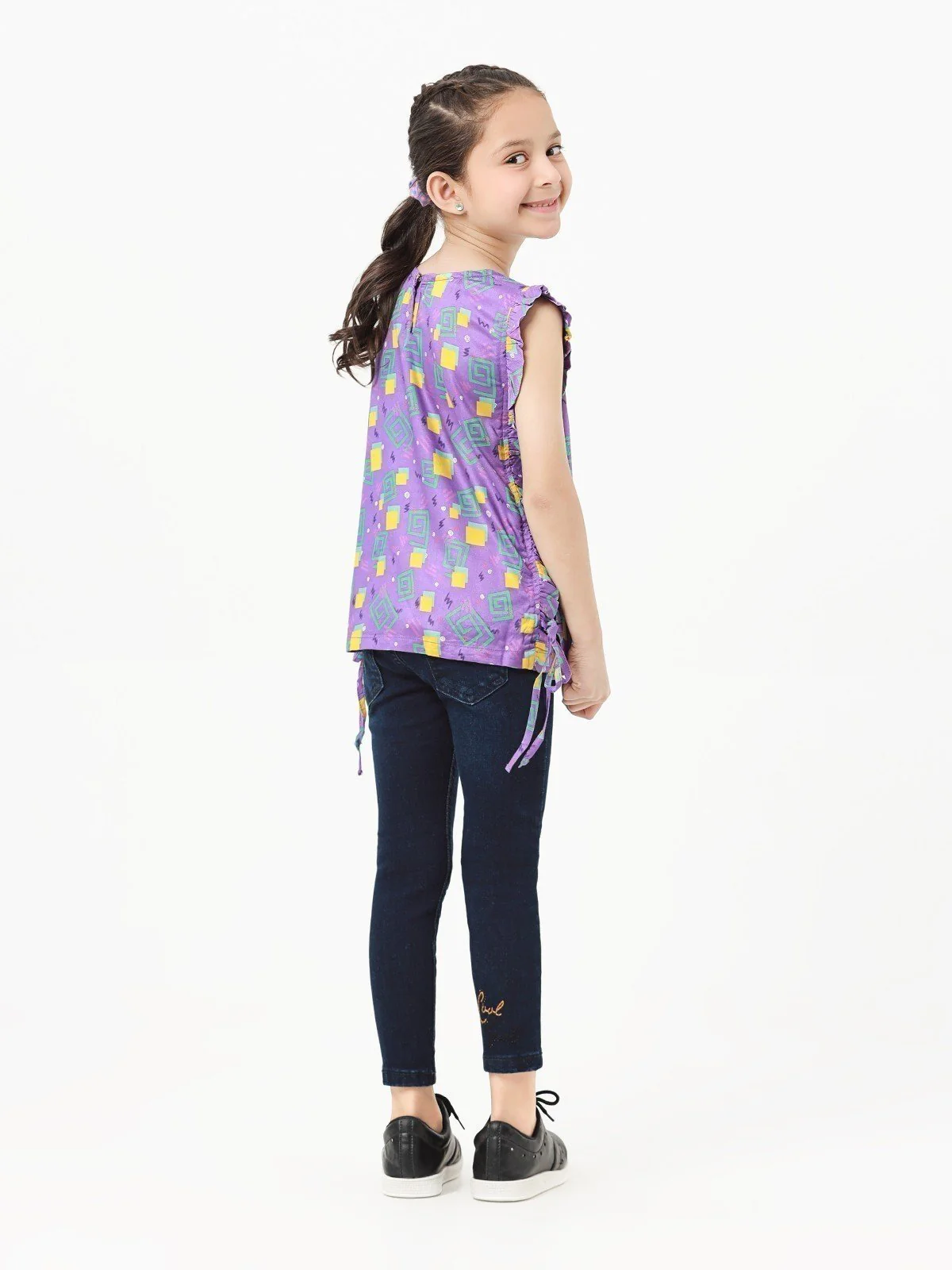 Girl's Purple Fusion Top - EGTFT22-100013 - Image 5