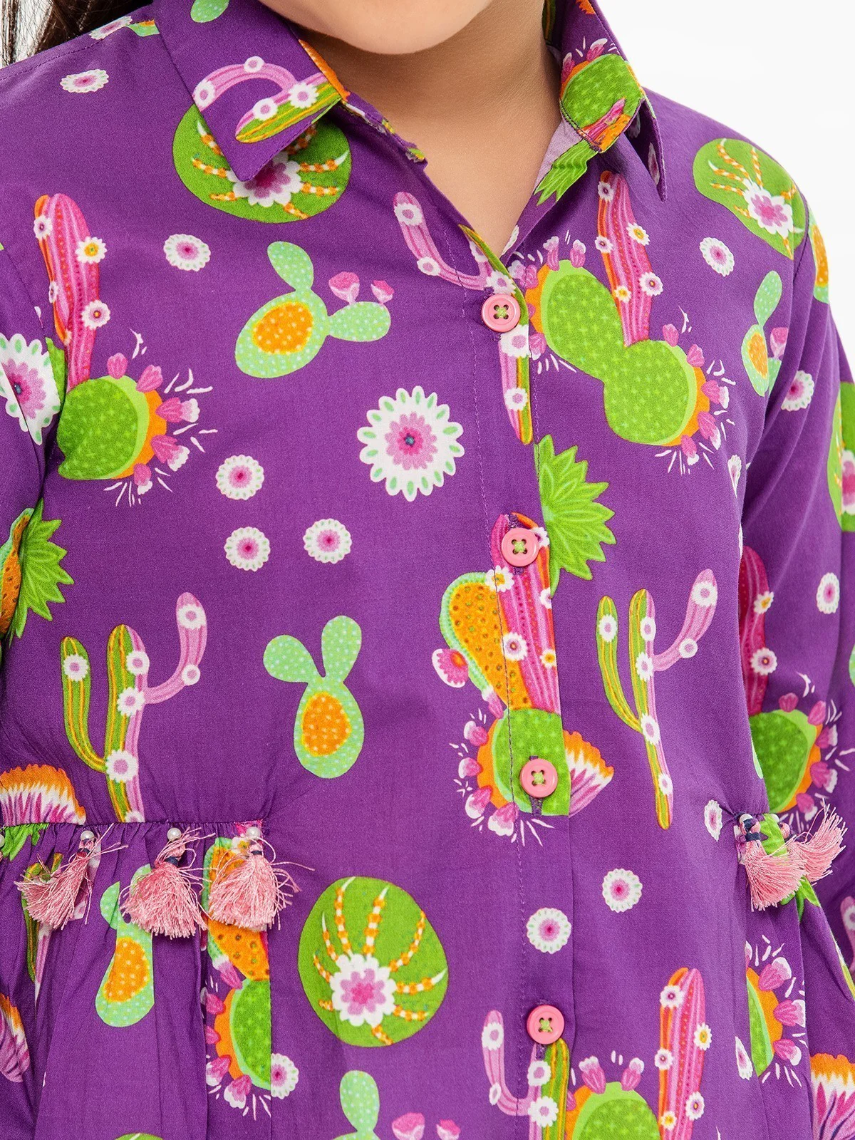 Girl's Purple Fusion Top - EGTFT23-100009 - Image 4