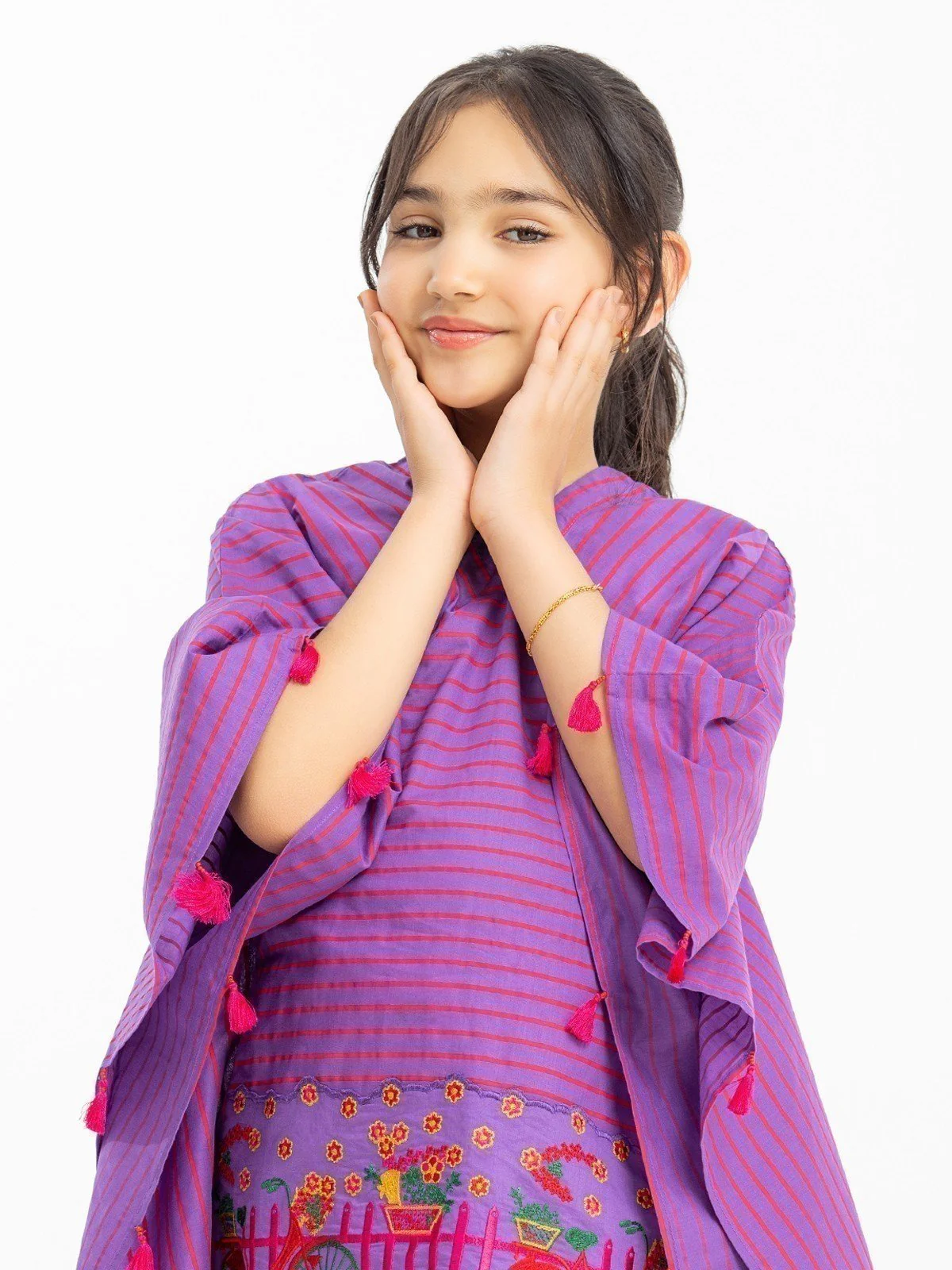 Girl's Purple Fusion Top - EGTFT23-100022 - Image 2