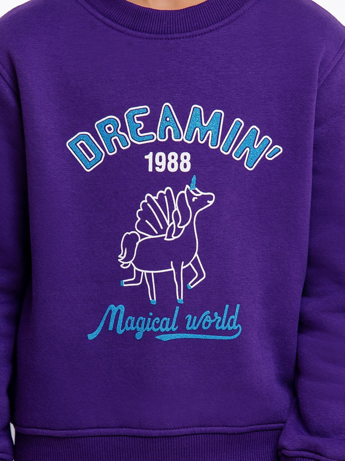 Girl's Purple Sweatshirt - EGTSS23-006 - Image 4