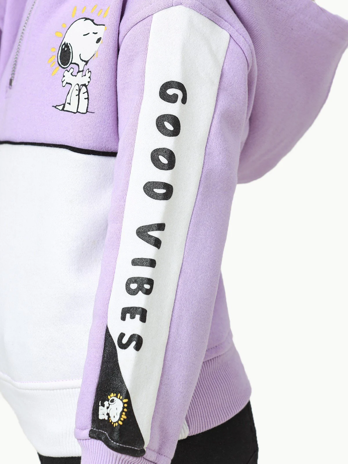 Girl's Purple & White Hoodie - EGTH22-012 - Image 6
