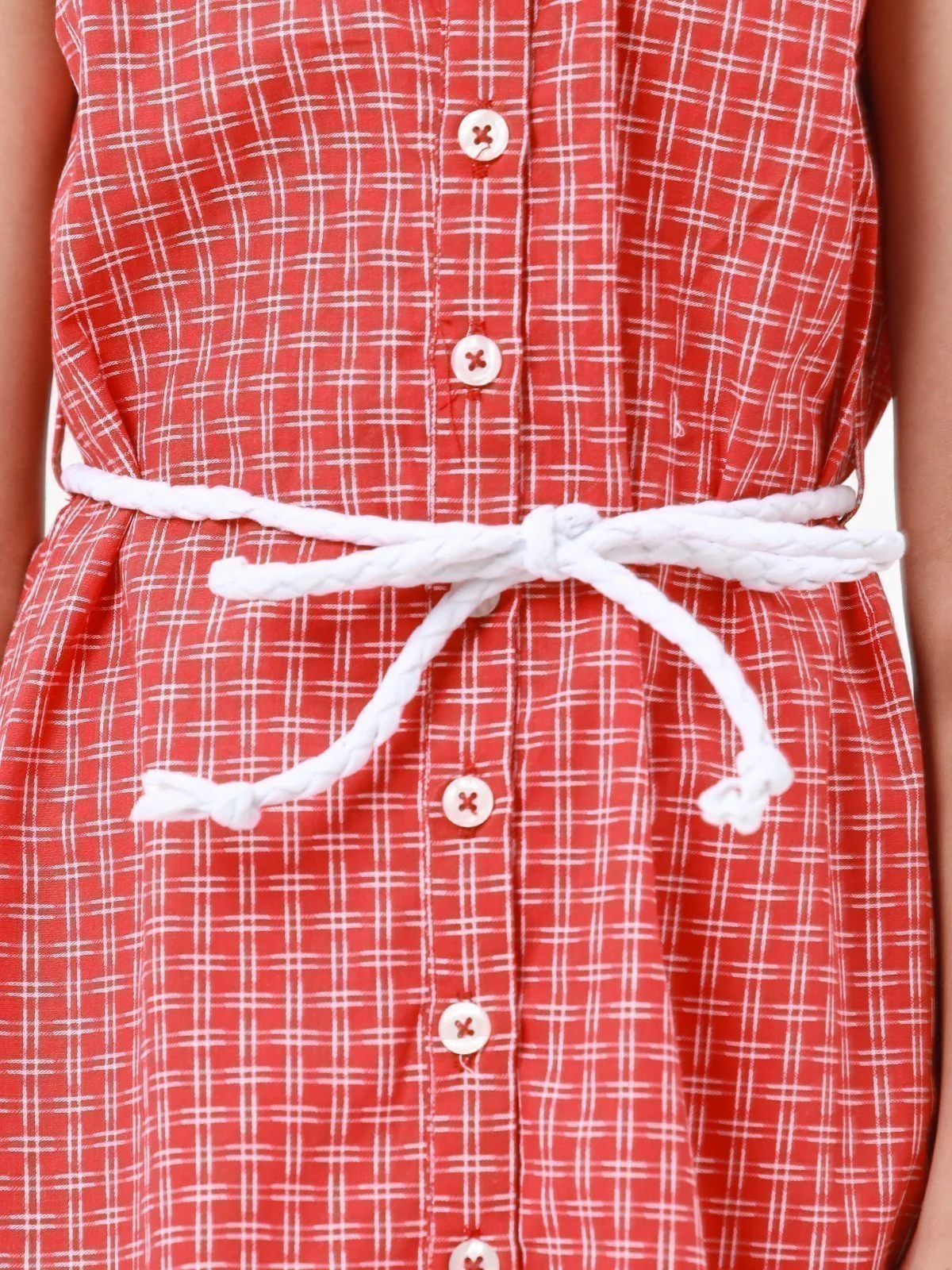 Girl's Red Frock - EGTF23S-200049 - Image 3