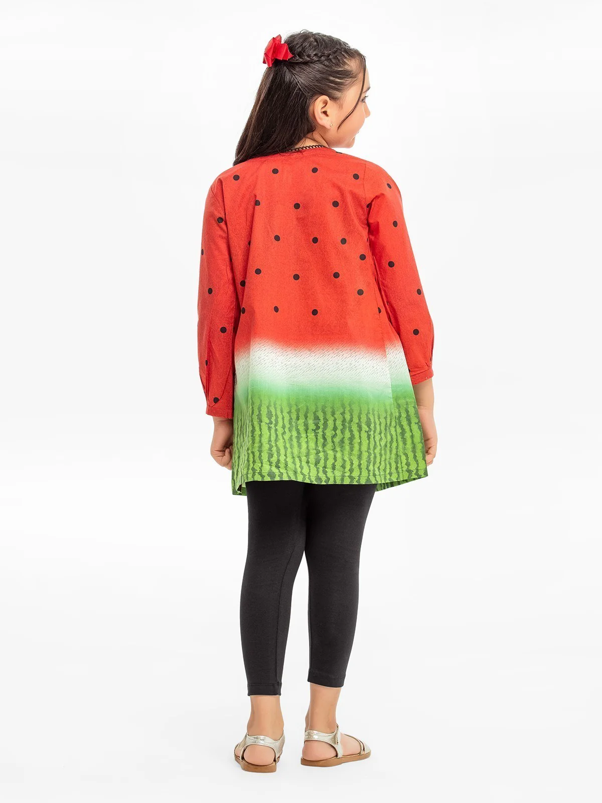 Girl's Red Fusion Top - EGTFT23-100005 - Image 6