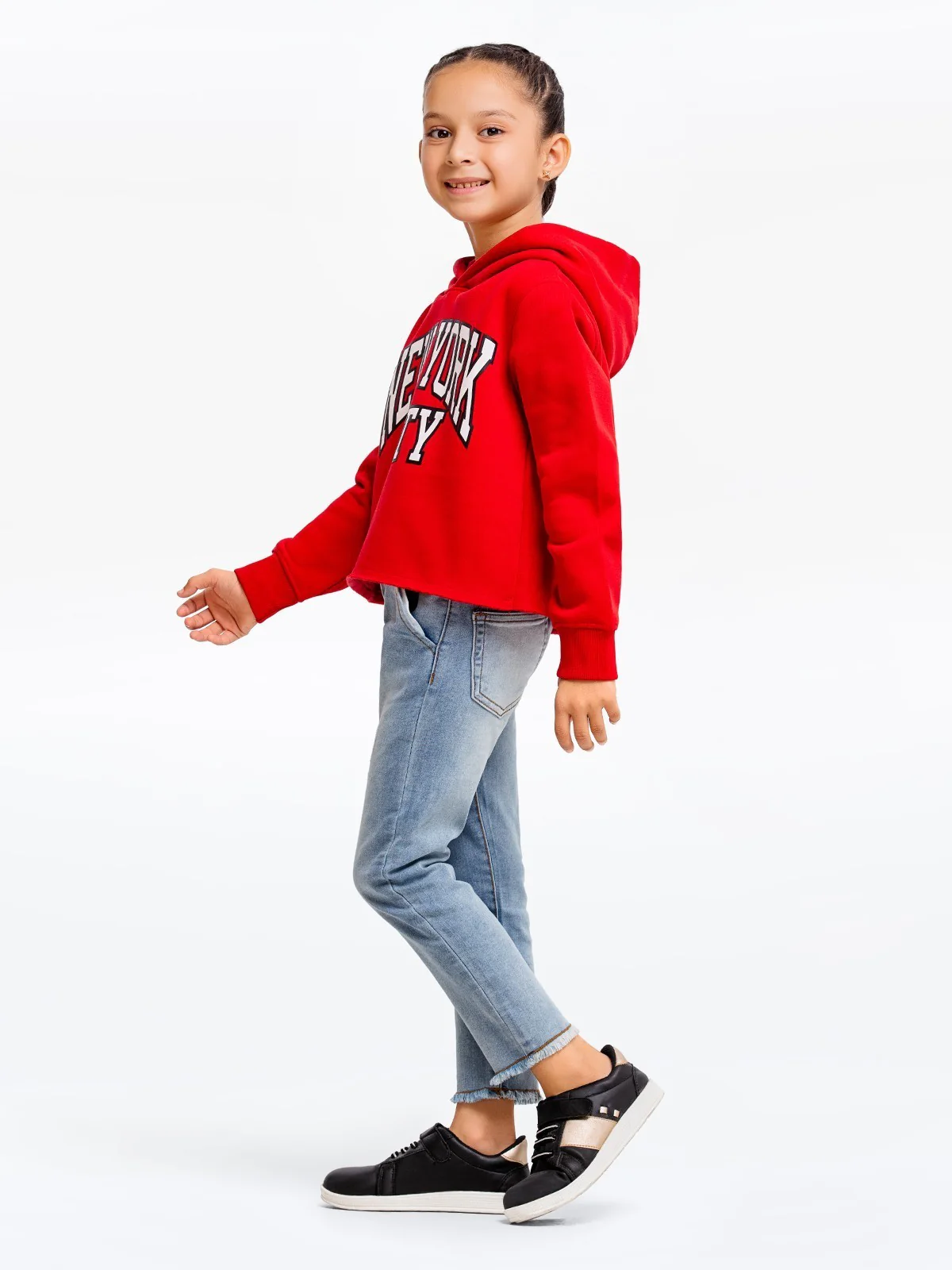 Girl's Red Hoodie - EGTH23-006 - Image 3