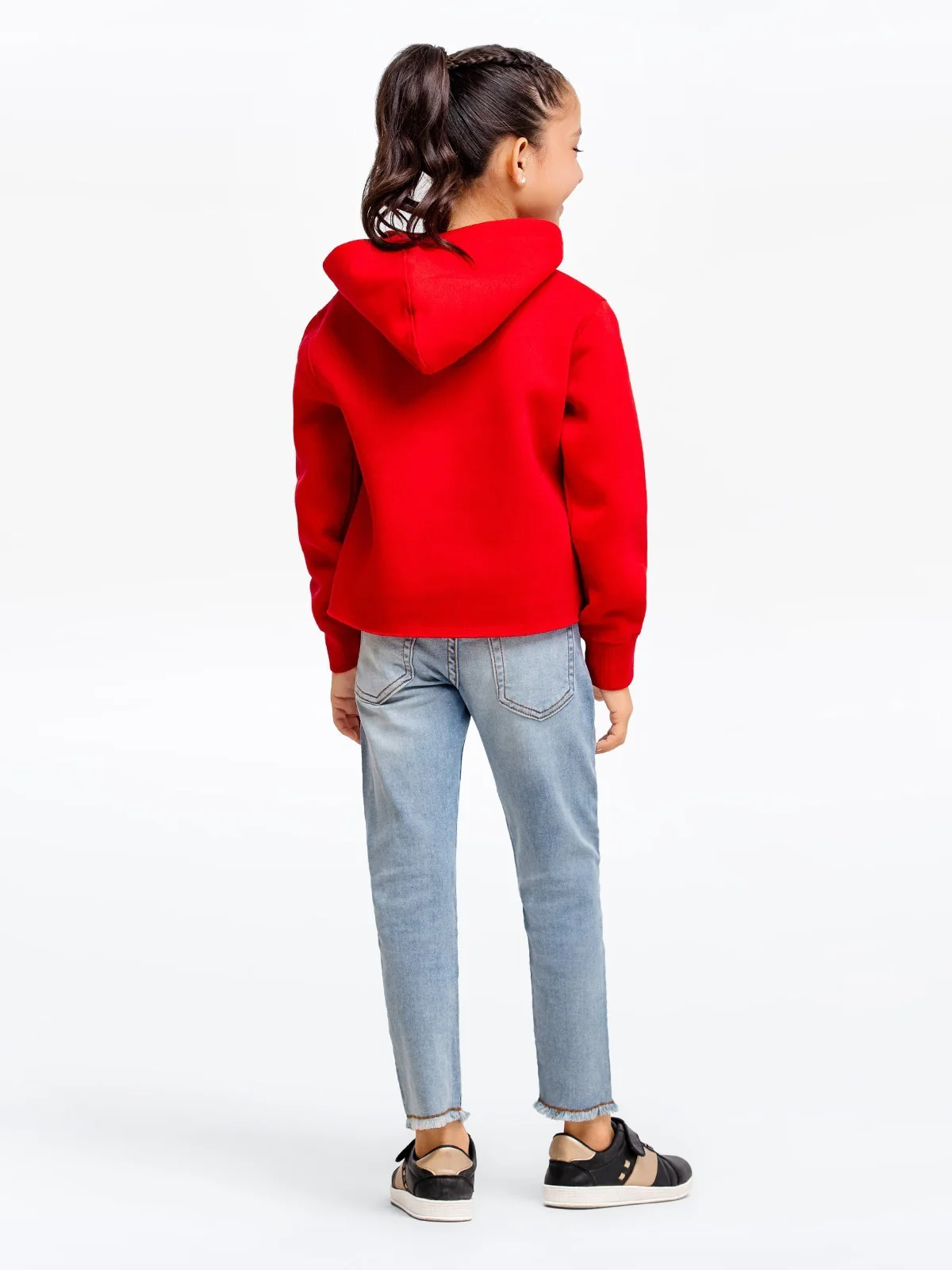 Girl's Red Hoodie - EGTH23-006 - Image 5